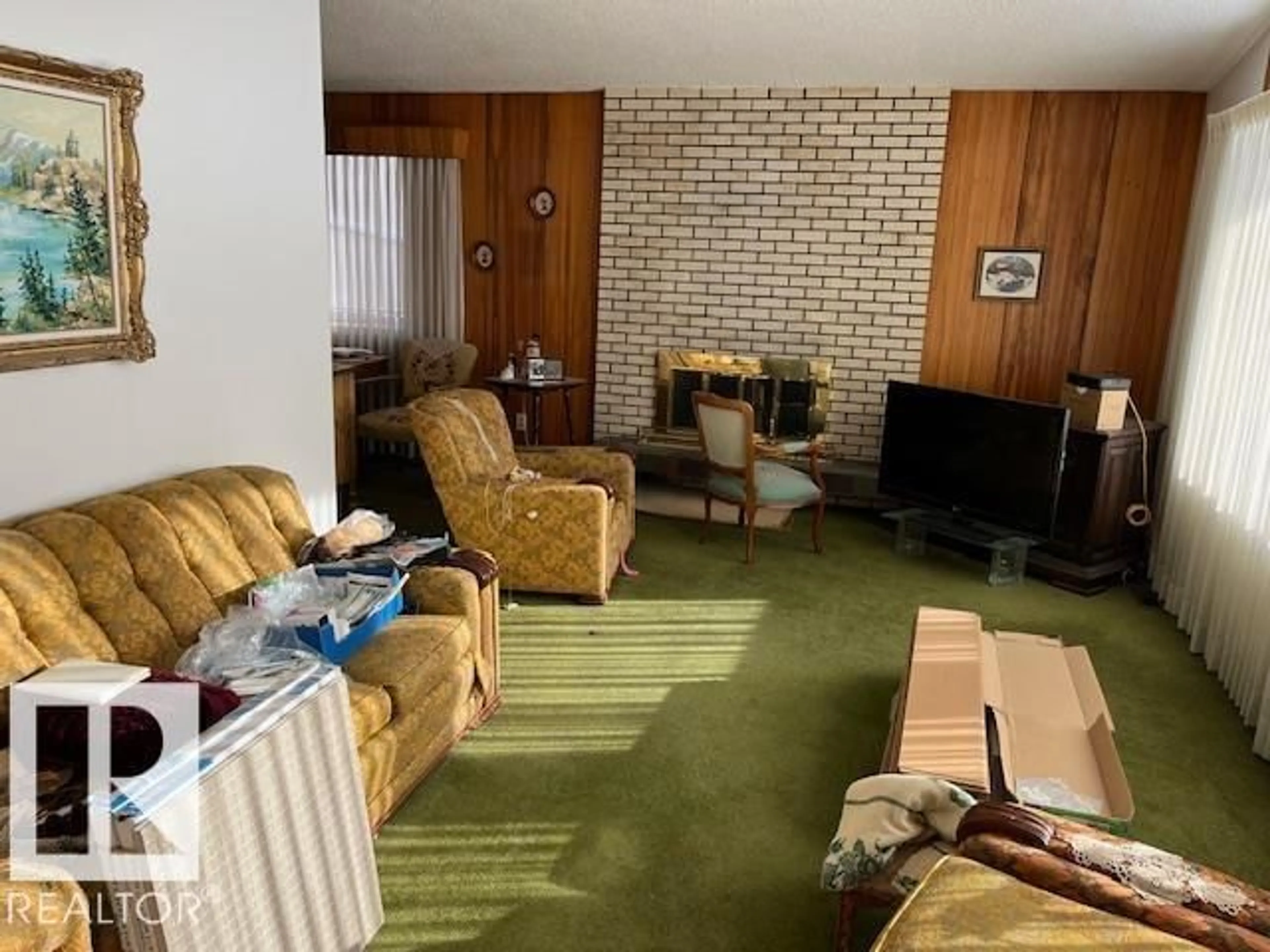 Living room with furniture, unknown for 11003 144 ST, Edmonton Alberta T5N2W4