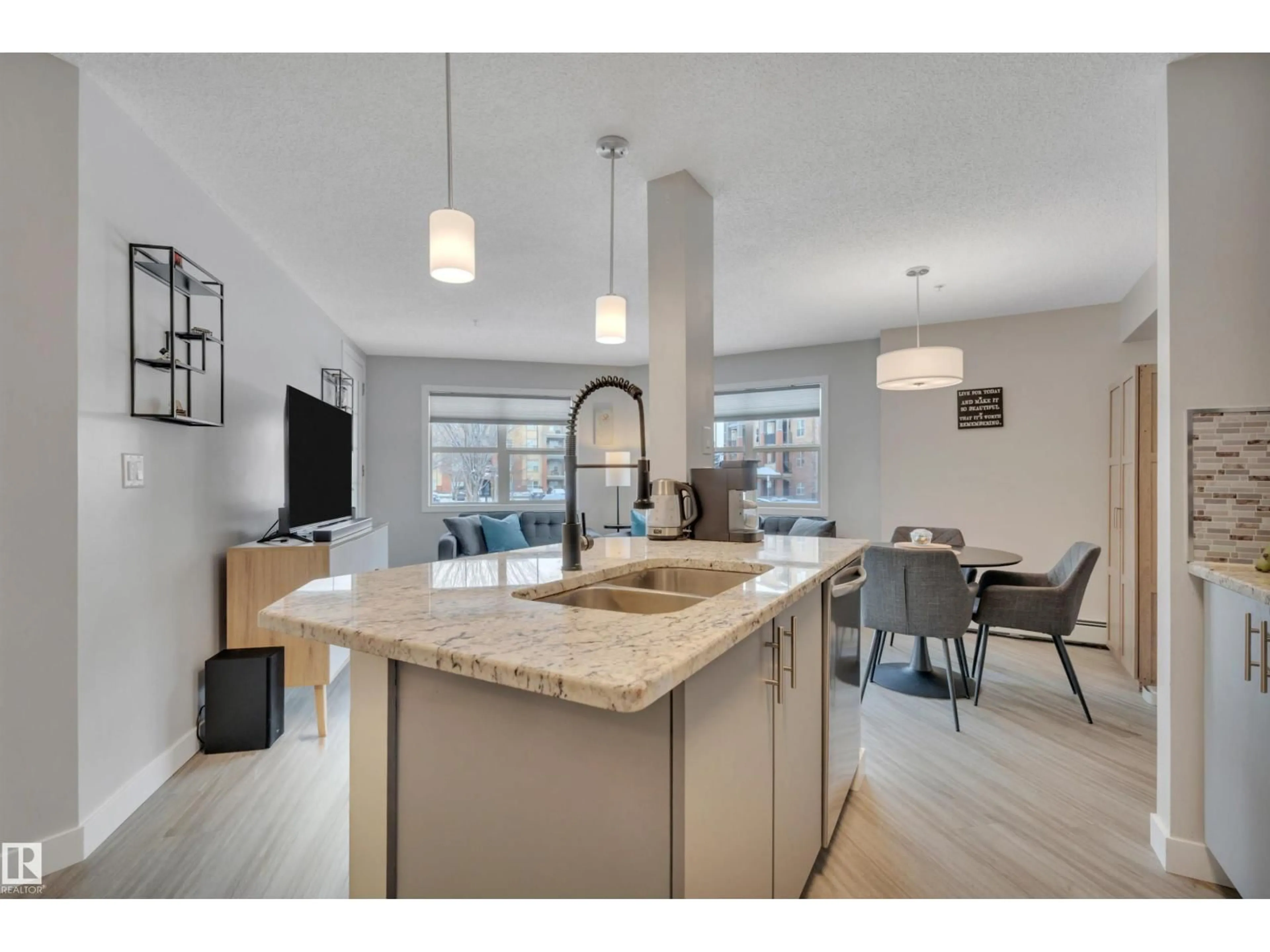 Open concept kitchen, unknown for #110 - 11453 ELLERSLIE RD, Edmonton Alberta T6W1T3
