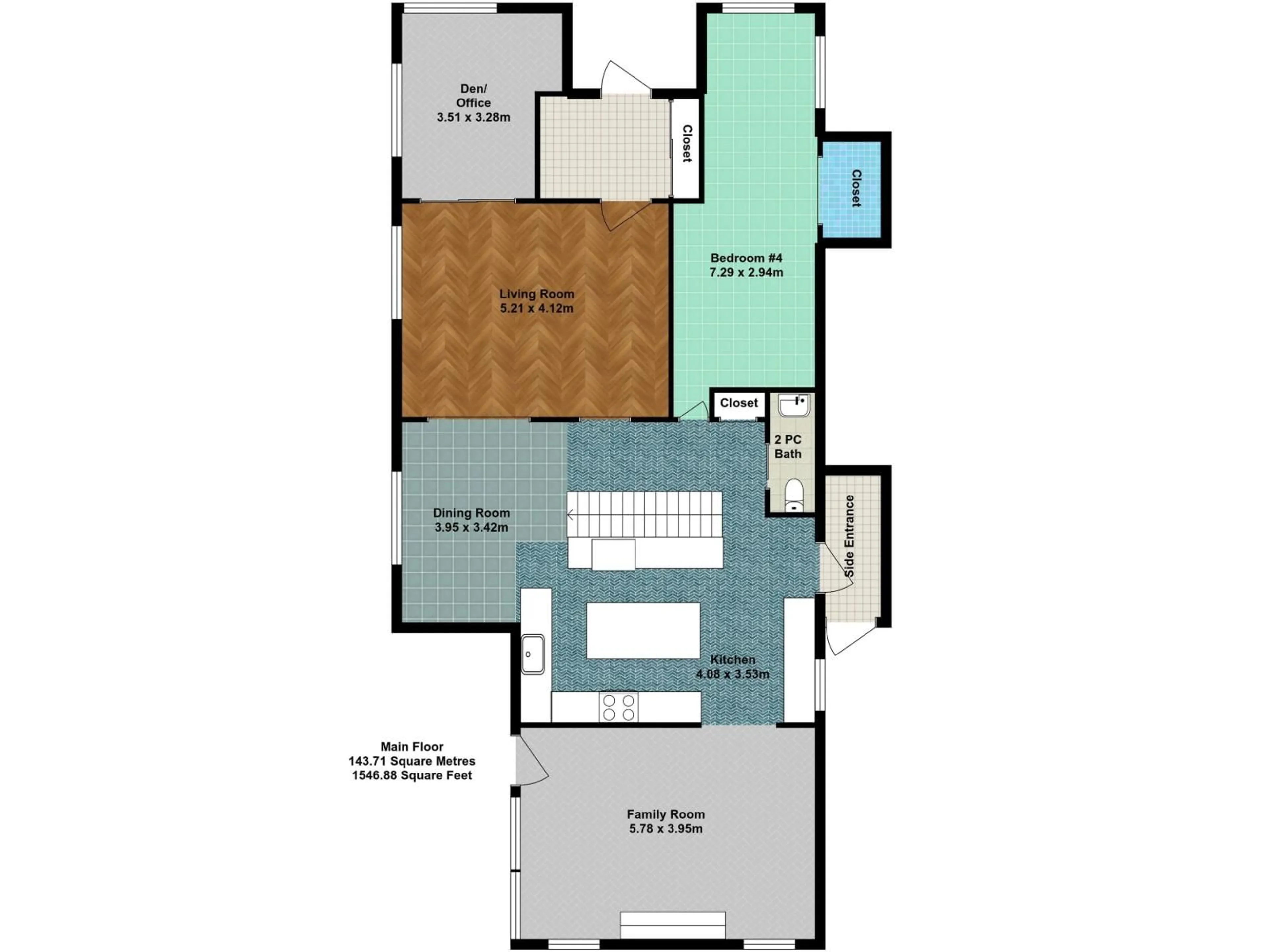 Floor plan for NW - 10823 130 ST, Edmonton Alberta T5M0Z2