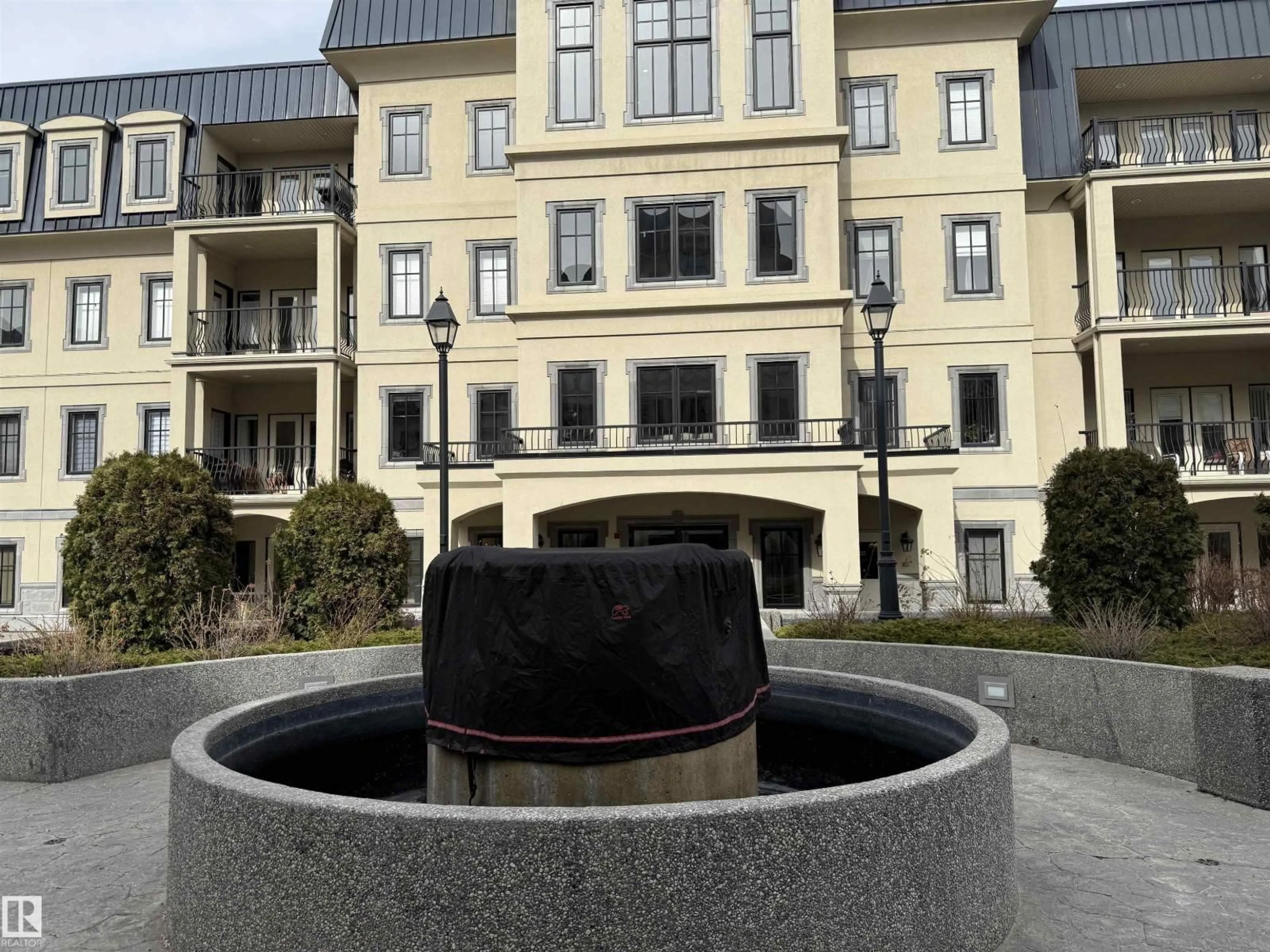 Patio, building for #438 - 1406 HODGSON WY, Edmonton Alberta T6R3K1