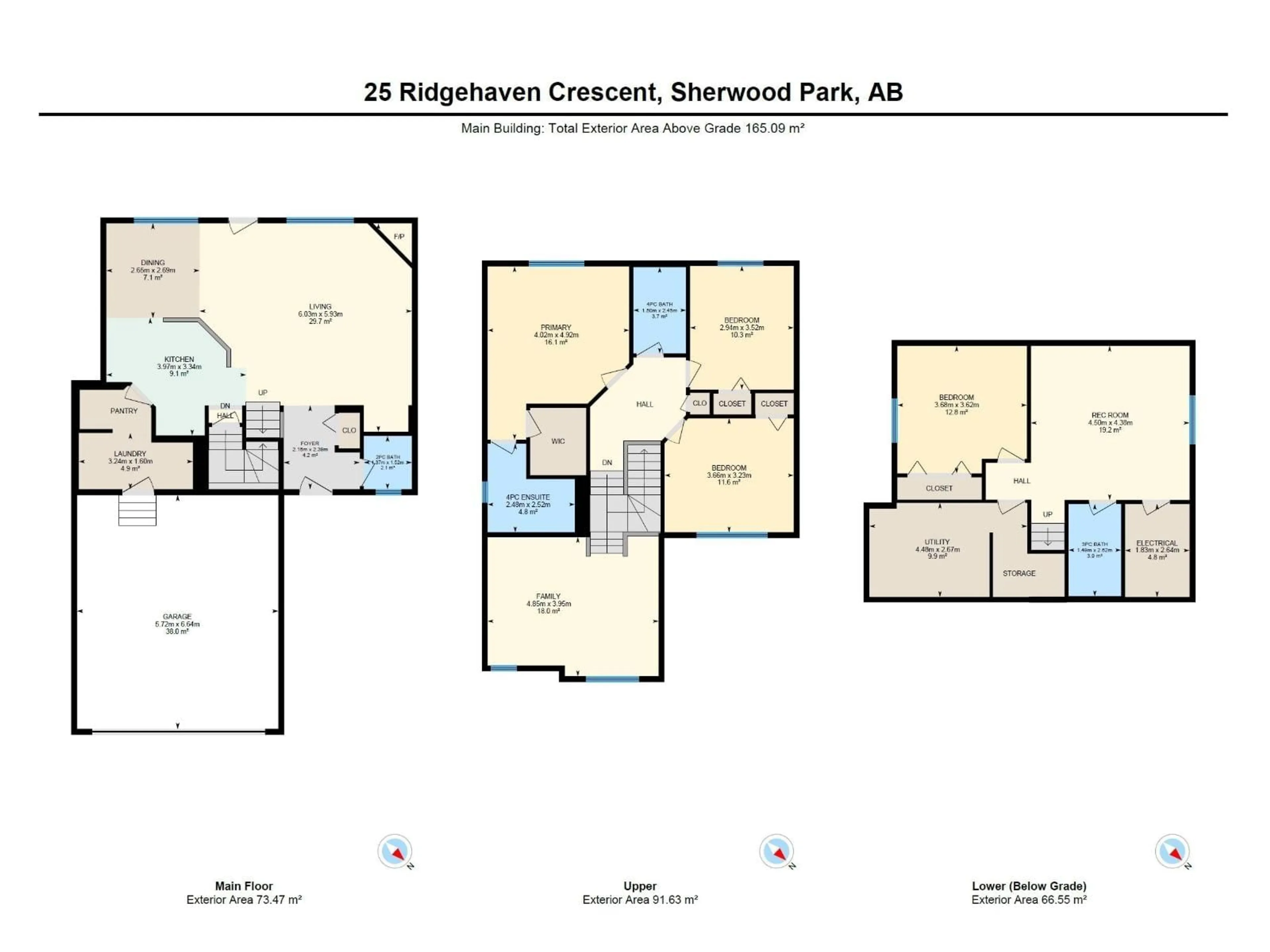 Floor plan for 25 RIDGEHAVEN CR, Sherwood Park Alberta T8A6H9