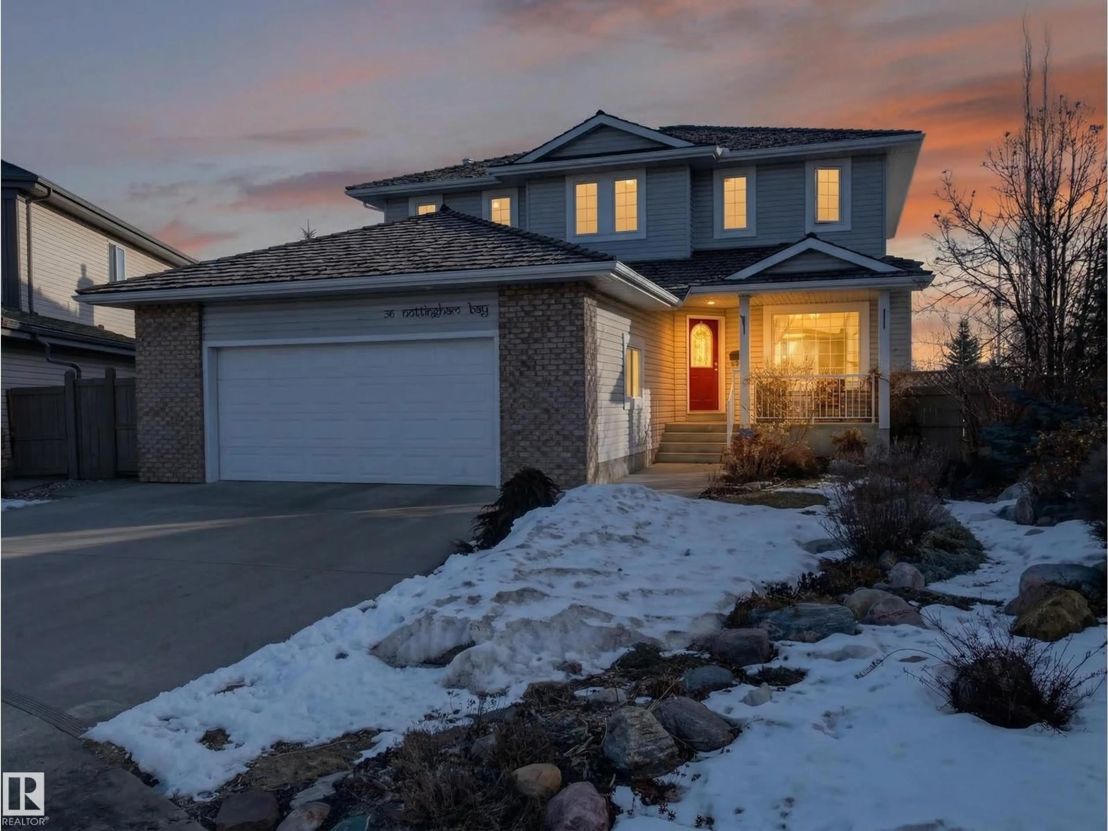Home with brick exterior material, street for 30 NOTTINGHAM, Sherwood Park Alberta T8A5Z7
