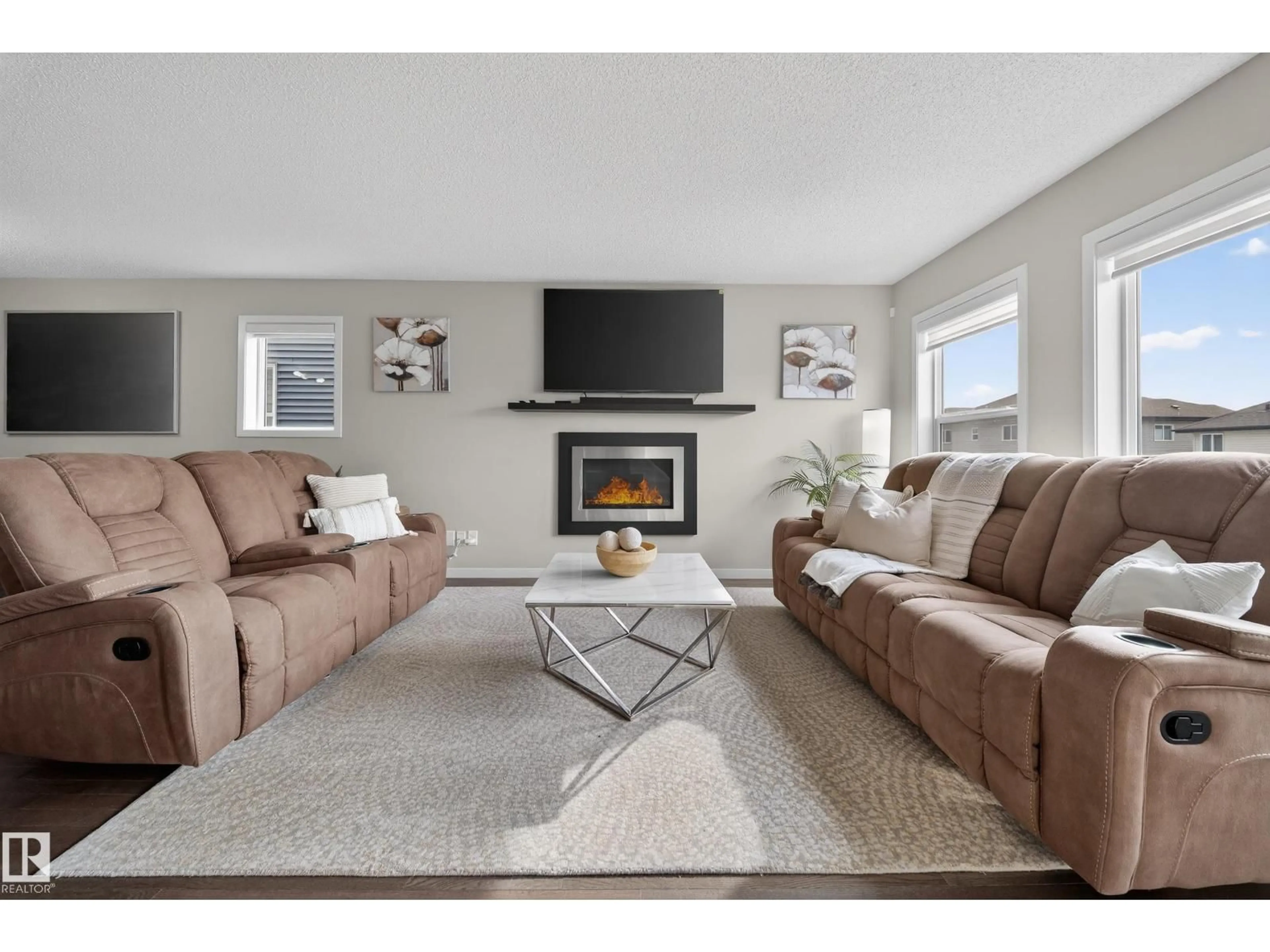 Living room with furniture, unknown for 2118 52A ST, Edmonton Alberta T6X1X4