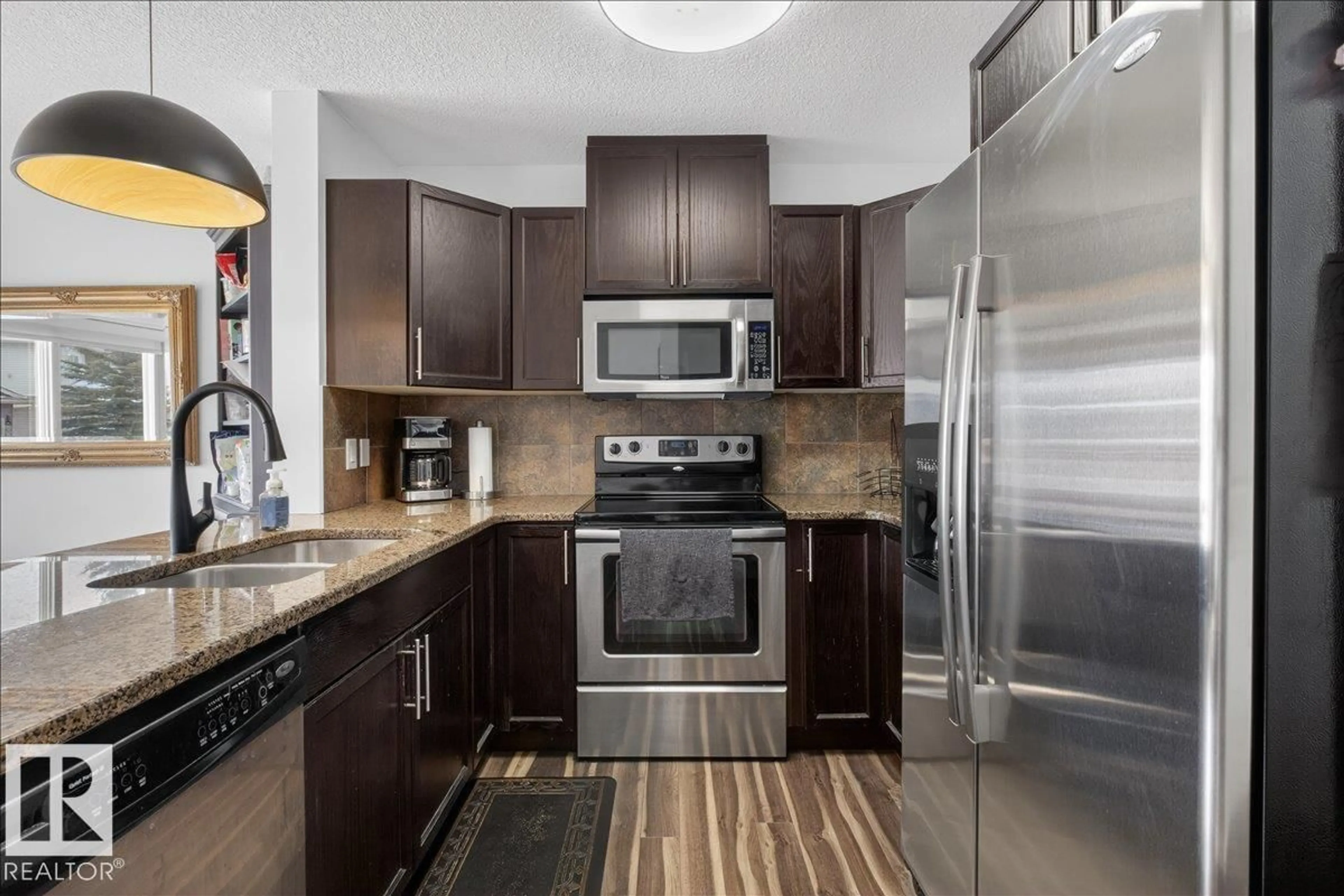 Standard kitchen, ceramic/tile floor for #123 - 5420 GRANT MACEWAN BV, Leduc Alberta T9E0M1