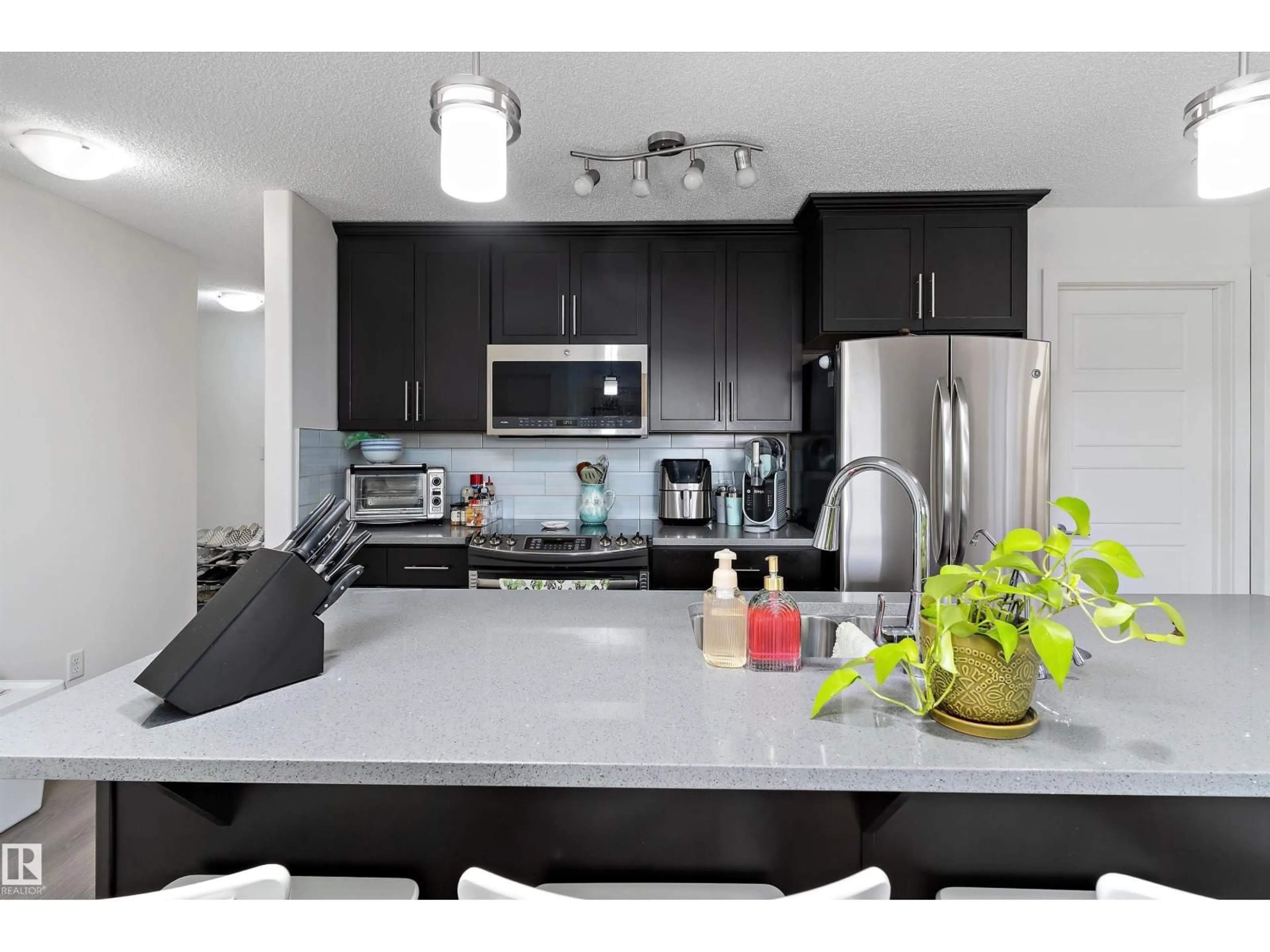 Contemporary kitchen, unknown for #402 - 6084 STANTON DR, Edmonton Alberta T6X0Z4