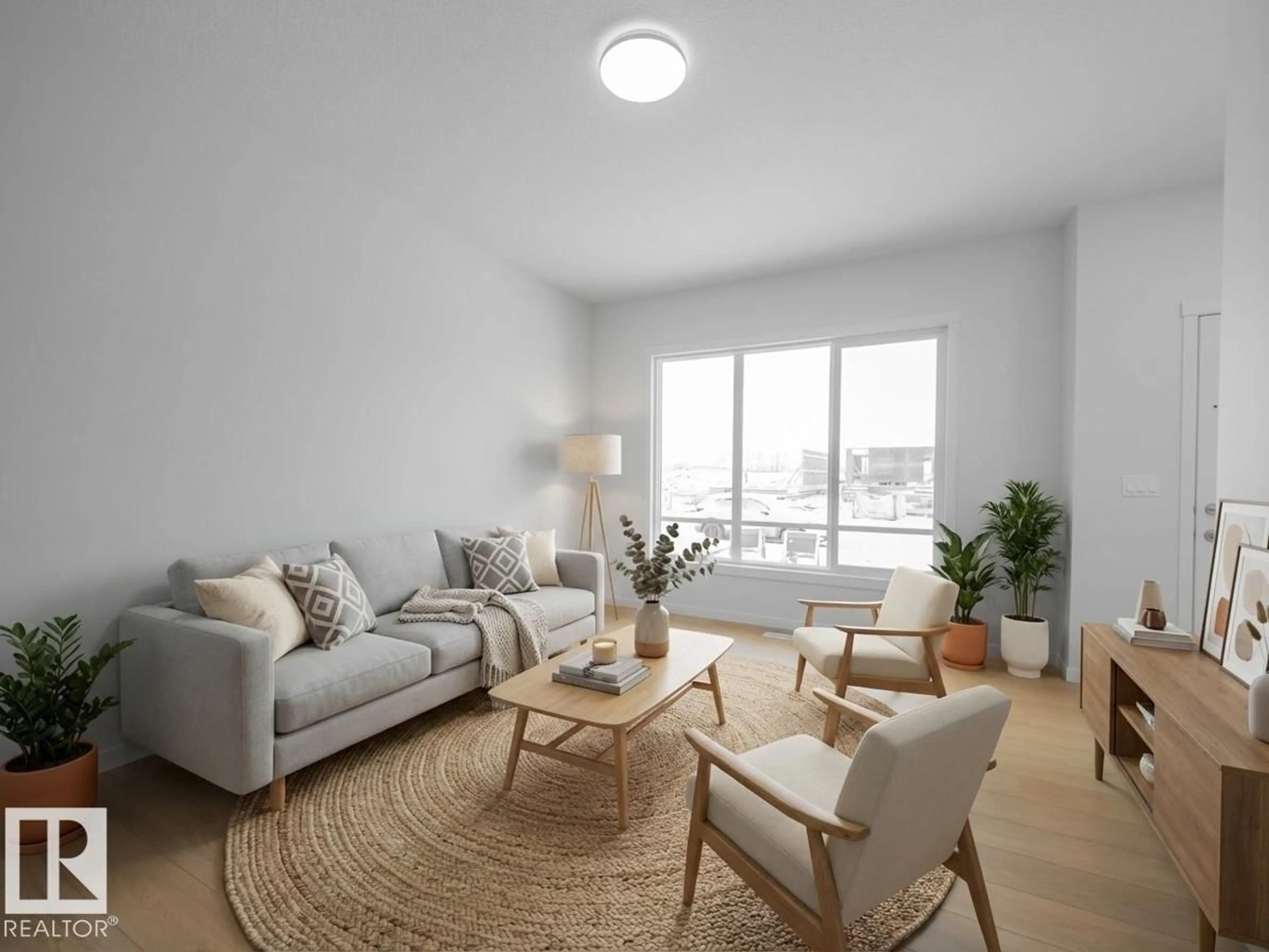 Living room with furniture, unknown for 1032 14 AV, Edmonton Alberta T6T2W7