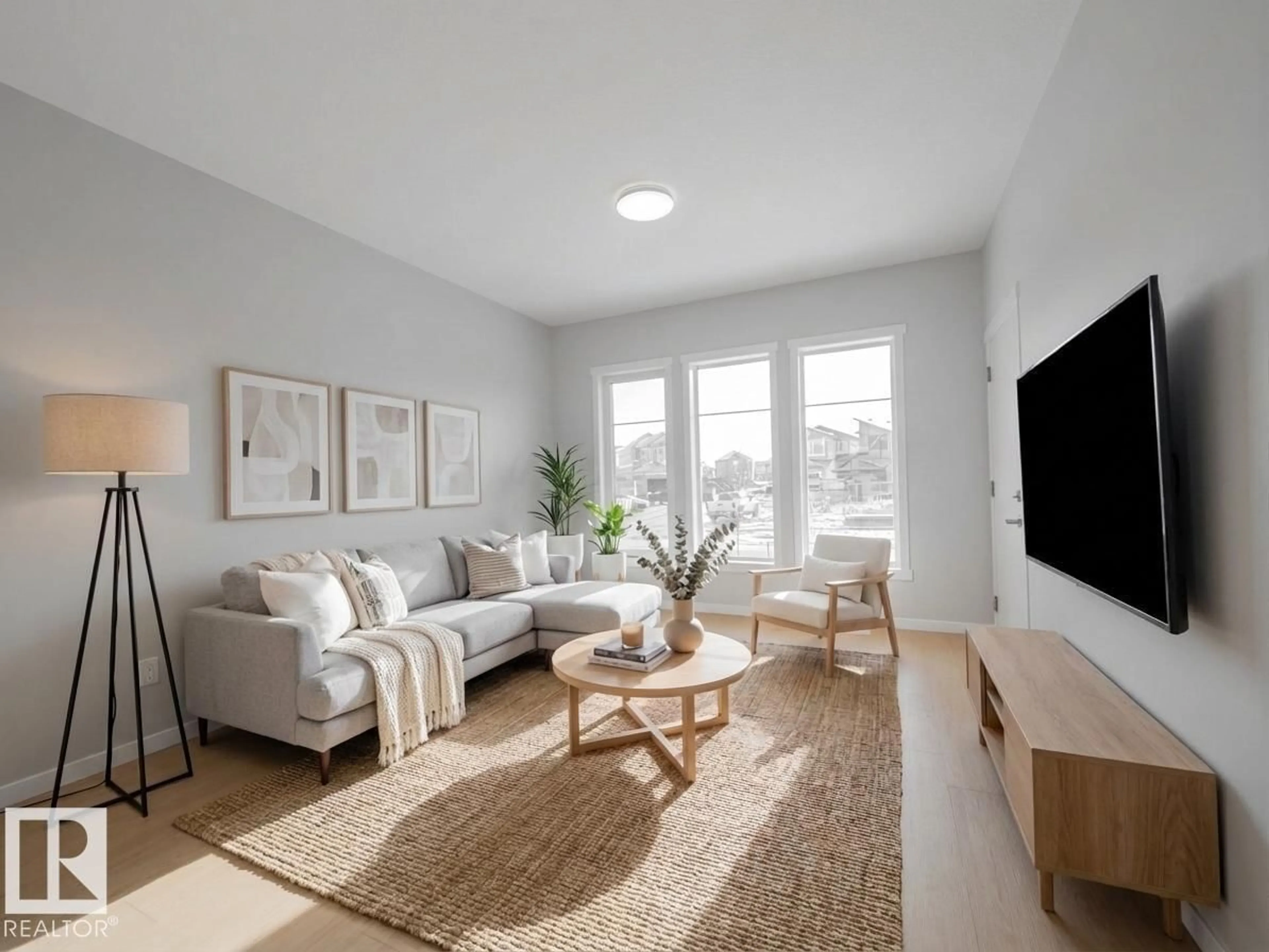 Living room with furniture, unknown for 7230 ROSENTHAL DR, Edmonton Alberta T5T7W9