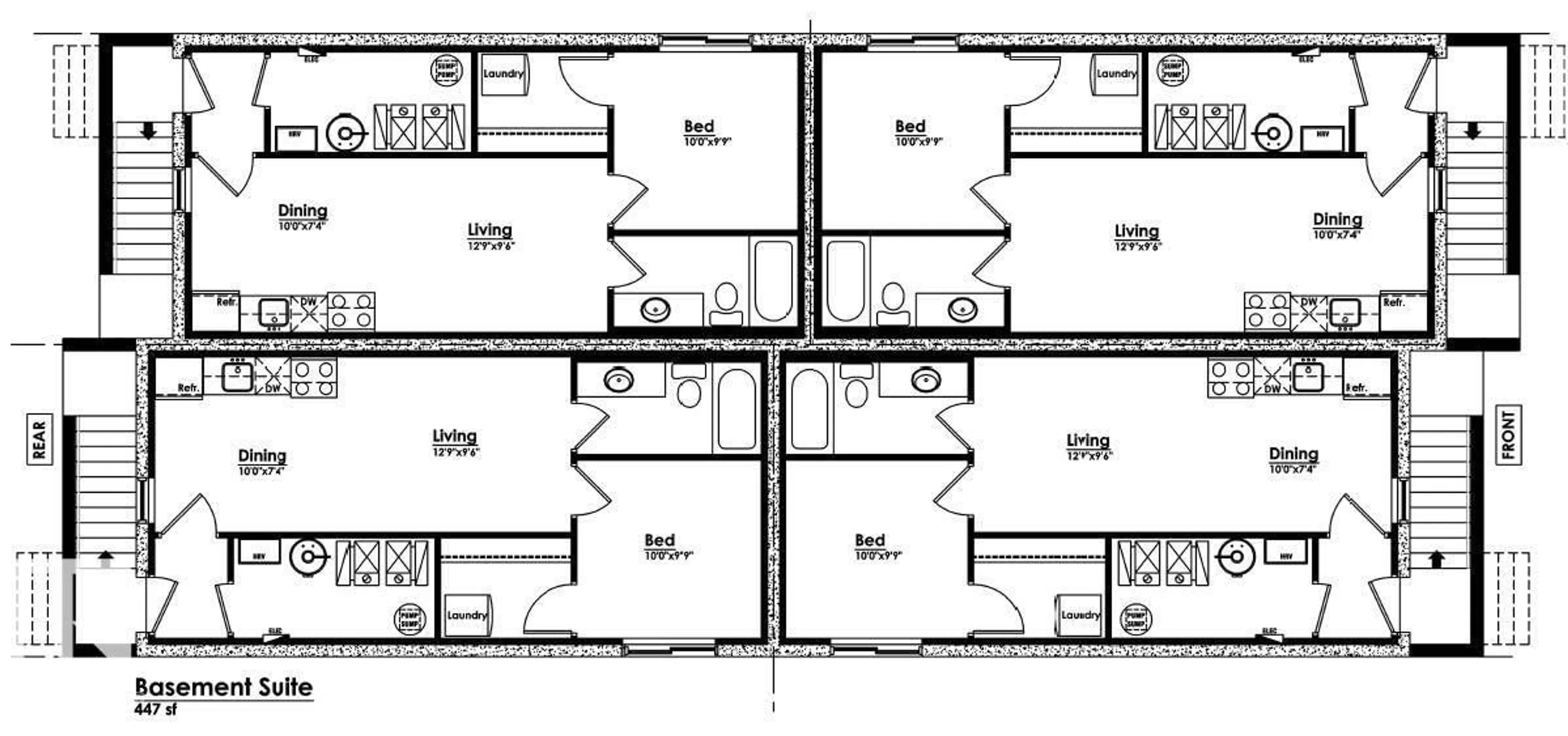 Floor plan for NW - 11327 122 ST, Edmonton Alberta T5M0B6