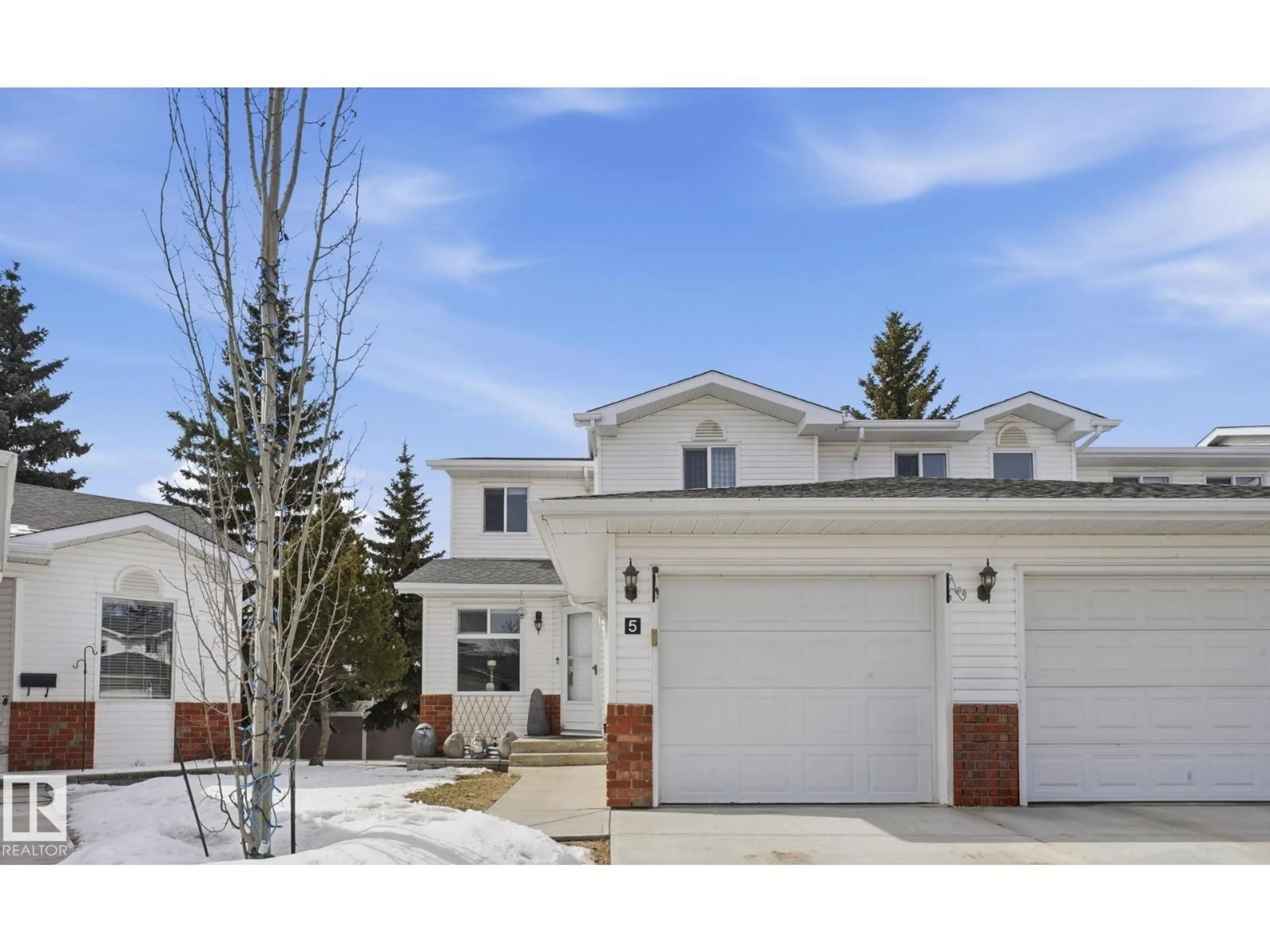 Home with vinyl exterior material, street for #5 - 10 RITCHIE WY, Sherwood Park Alberta T8A5R1