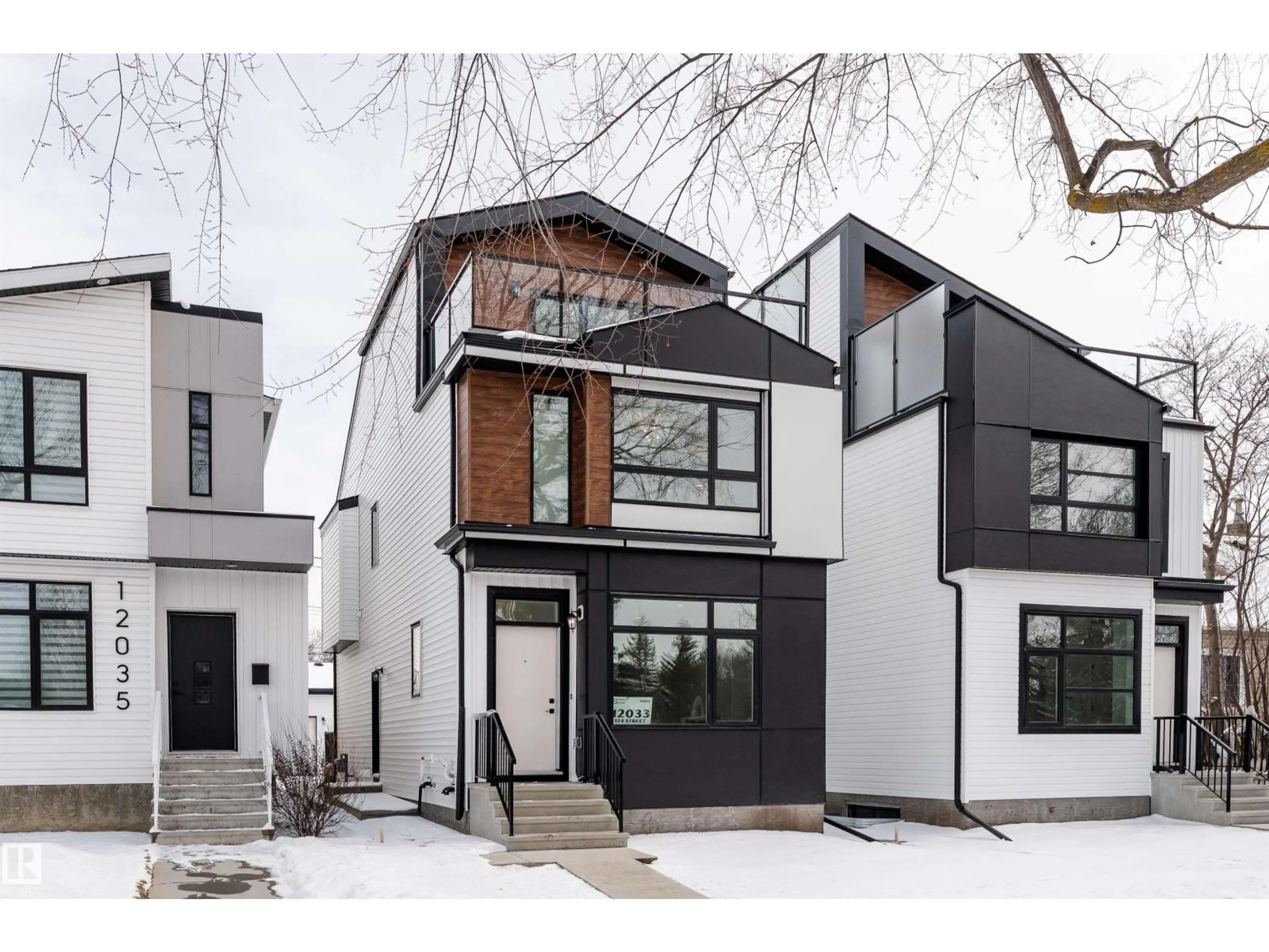 Home with brick exterior material, street for 12033 124 ST, Edmonton Alberta T5L0M8