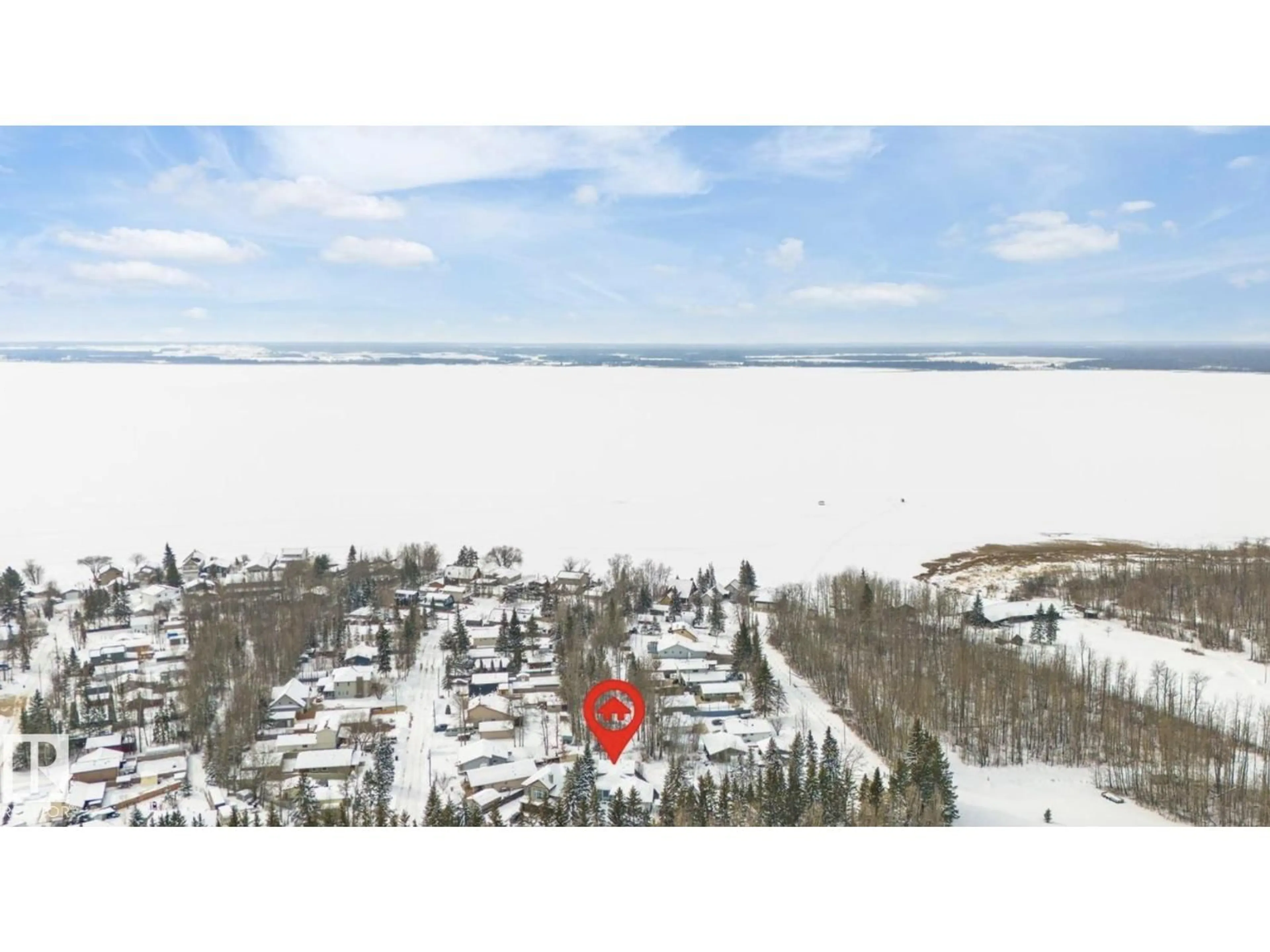 A pic from outside/outdoor area/front of a property/back of a property/a pic from drone, water/lake/river/ocean view for 978 9 STREET, Rural Lac Ste. Anne County Alberta T0E1A0