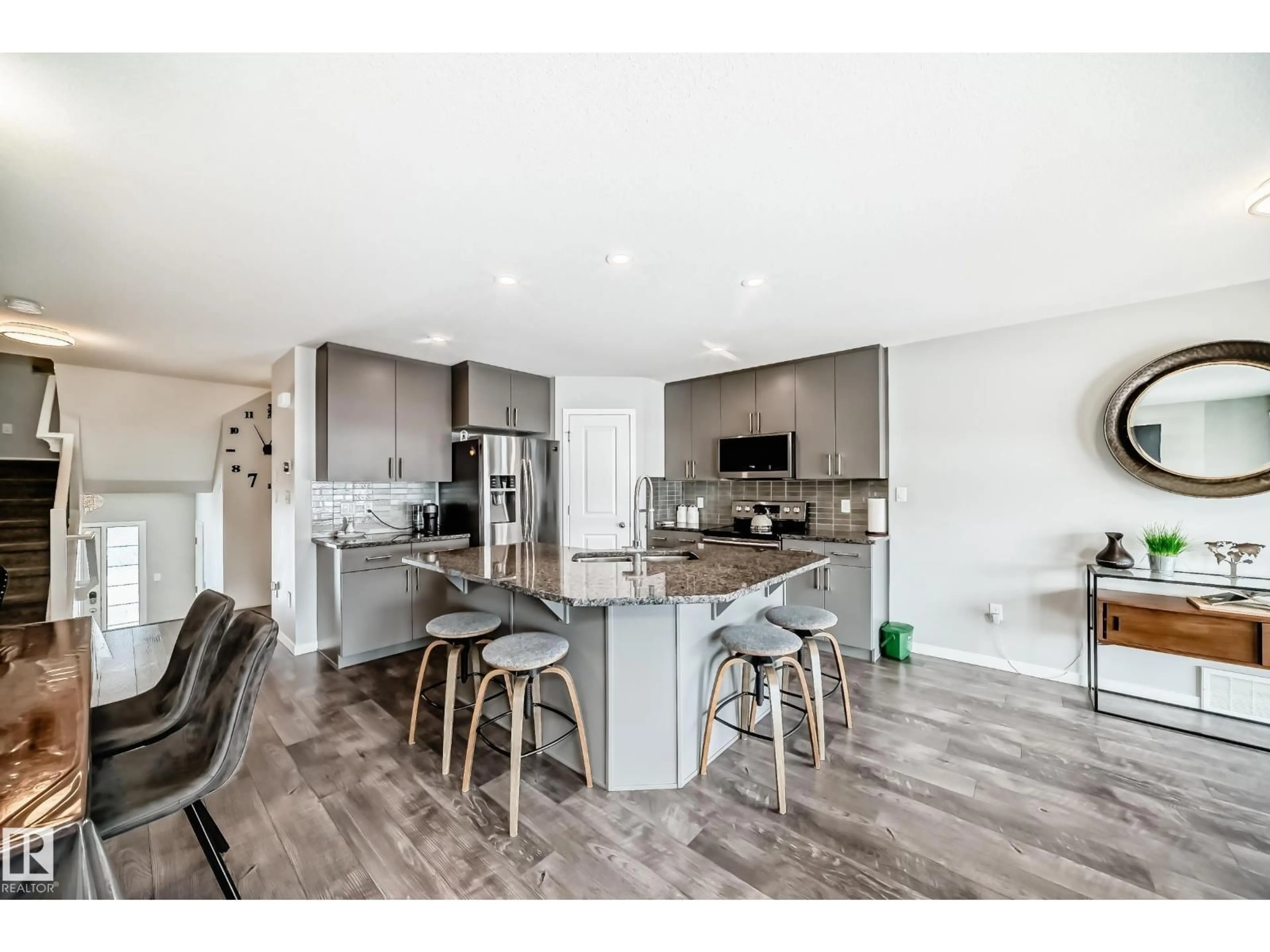 Open concept kitchen, unknown for 2329 82 ST, Edmonton Alberta T6X2J7