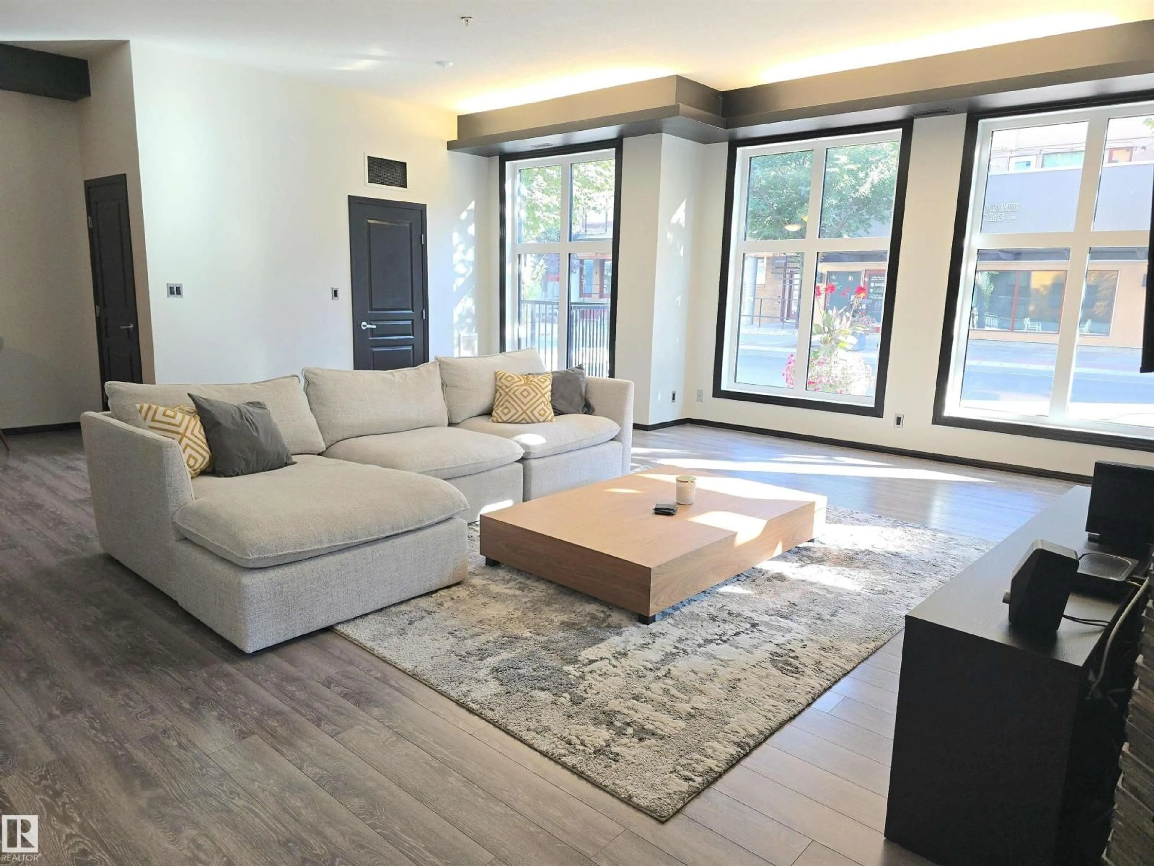 Living room with furniture, unknown for #106 - 10531 117 ST, Edmonton Alberta T5H0A8