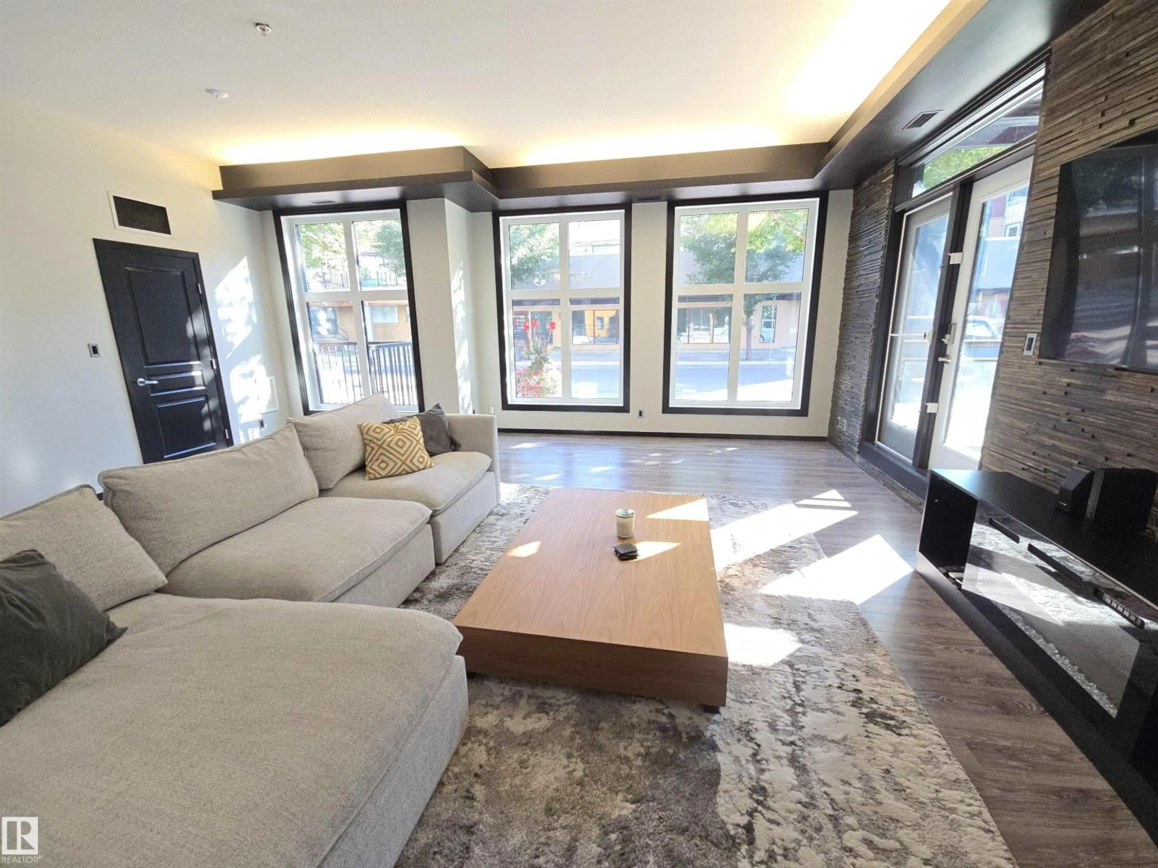 Living room with furniture, unknown for #106 - 10531 117 ST, Edmonton Alberta T5H0A8