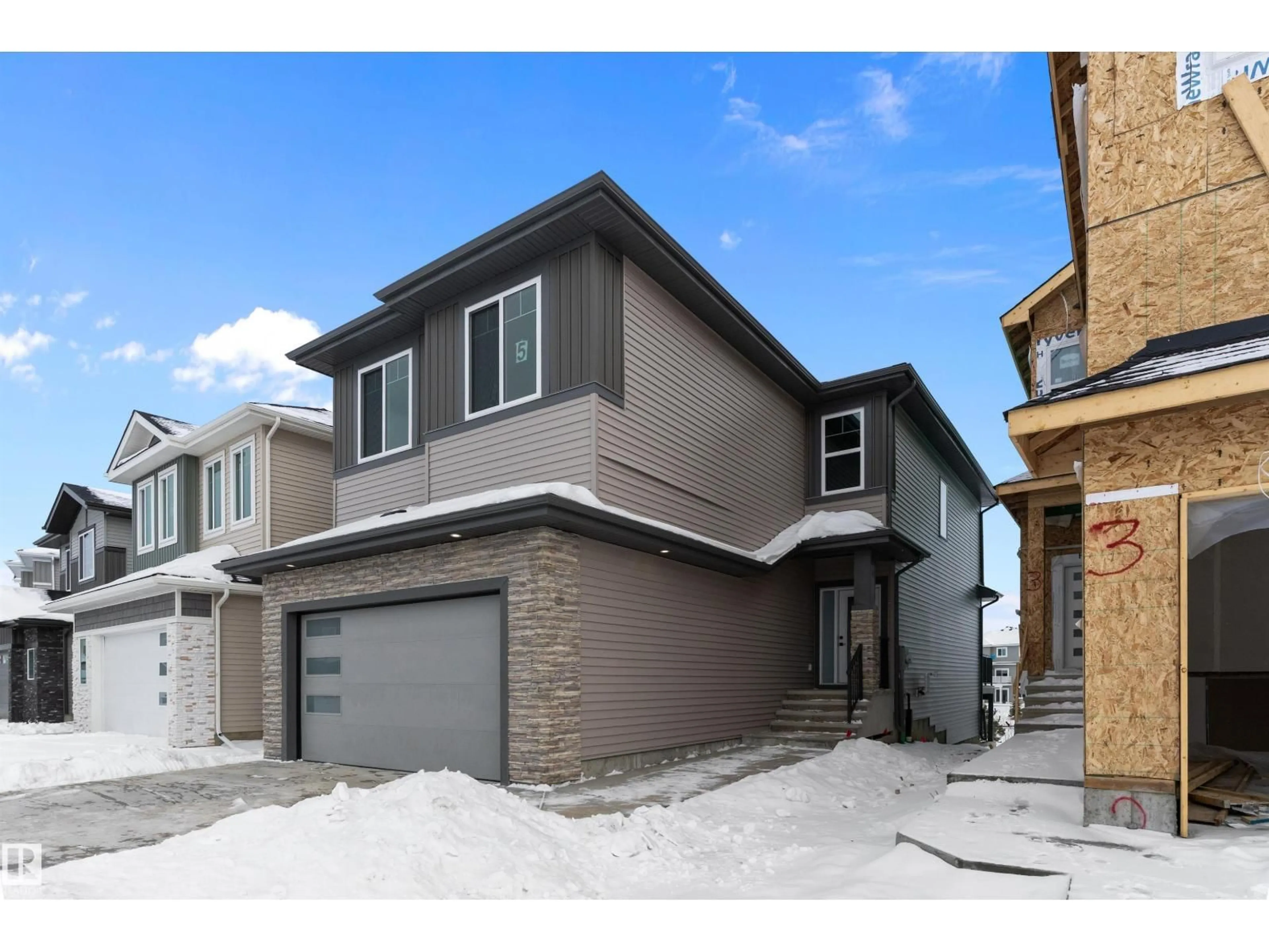 Home with brick exterior material, street for 48 MEADOWGROVE LANDING CR, Spruce Grove Alberta T7X0W2