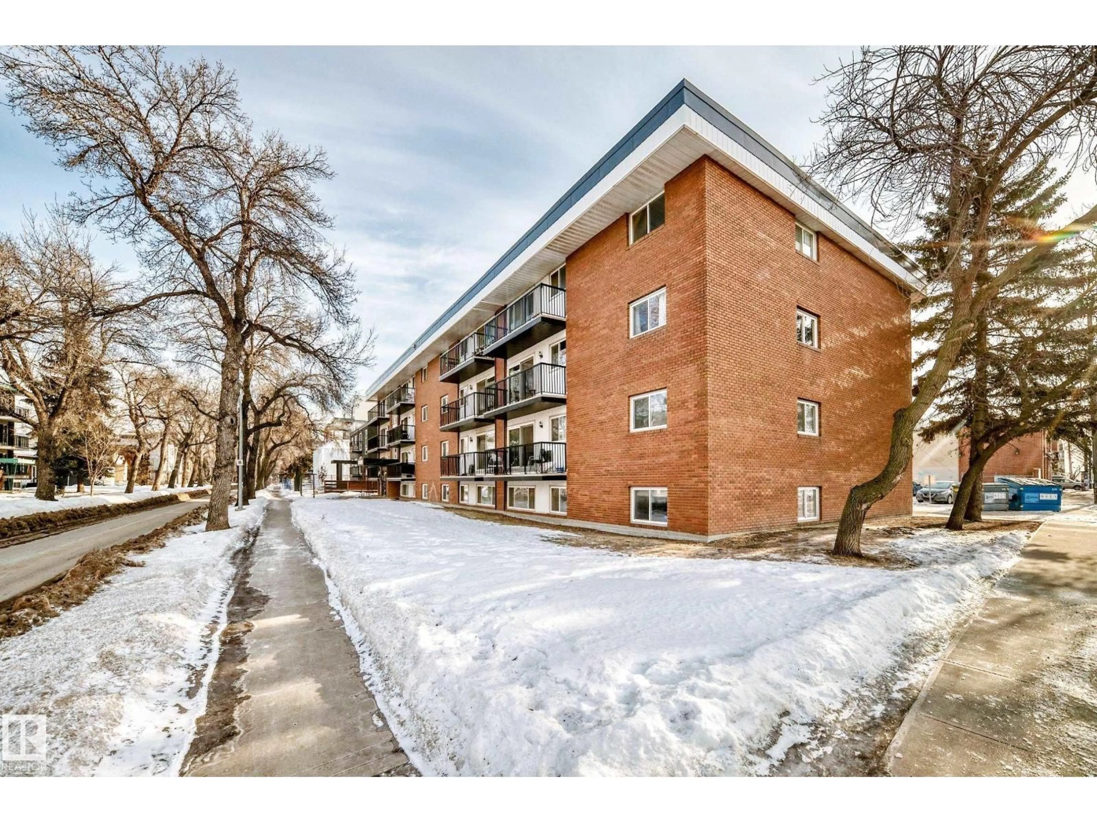 Home with brick exterior material, building for #102 - 10149 83 AV, Edmonton Alberta T6E2C5