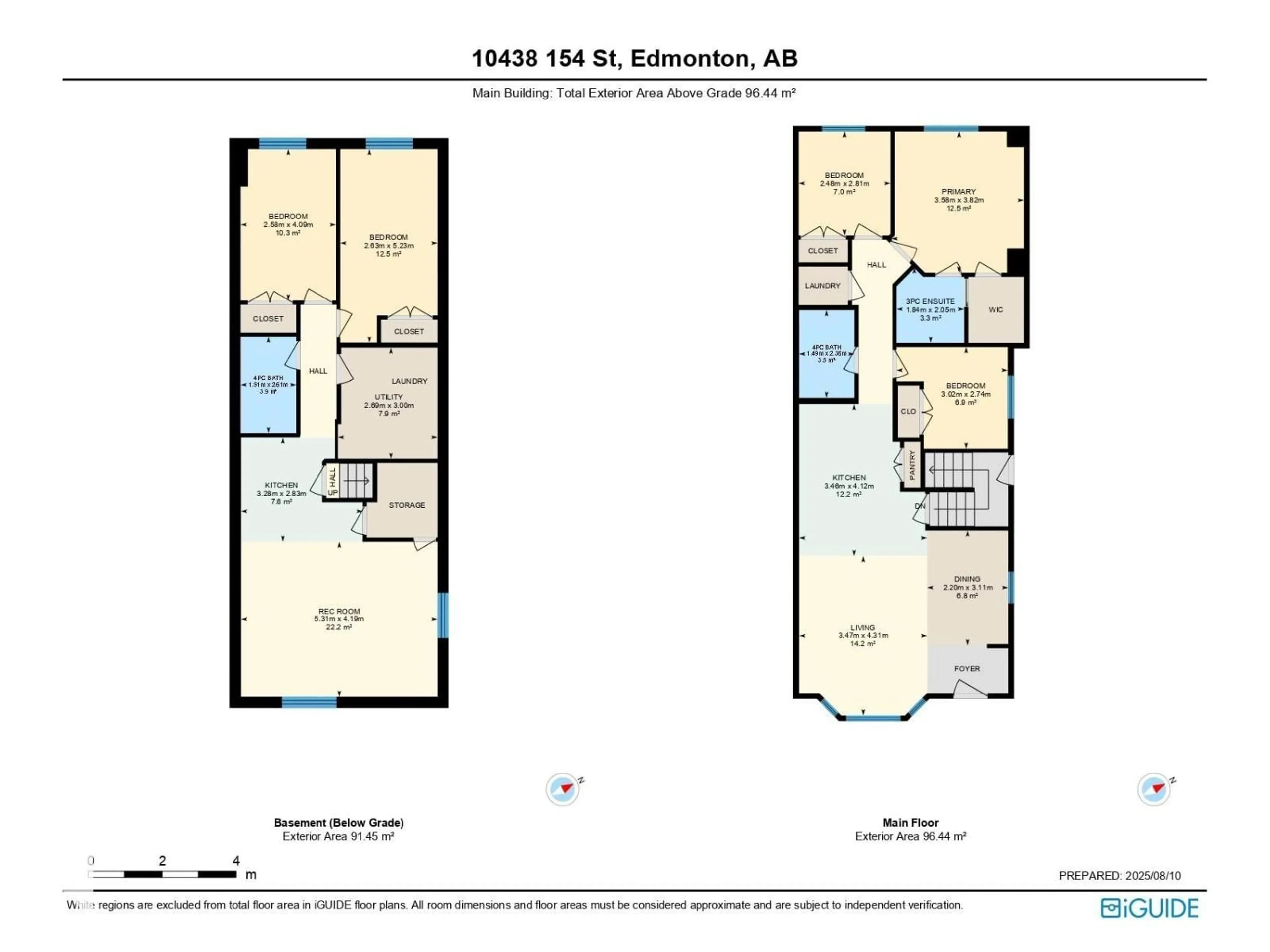 Floor plan for 10438 154 ST, Edmonton Alberta T5P2H8