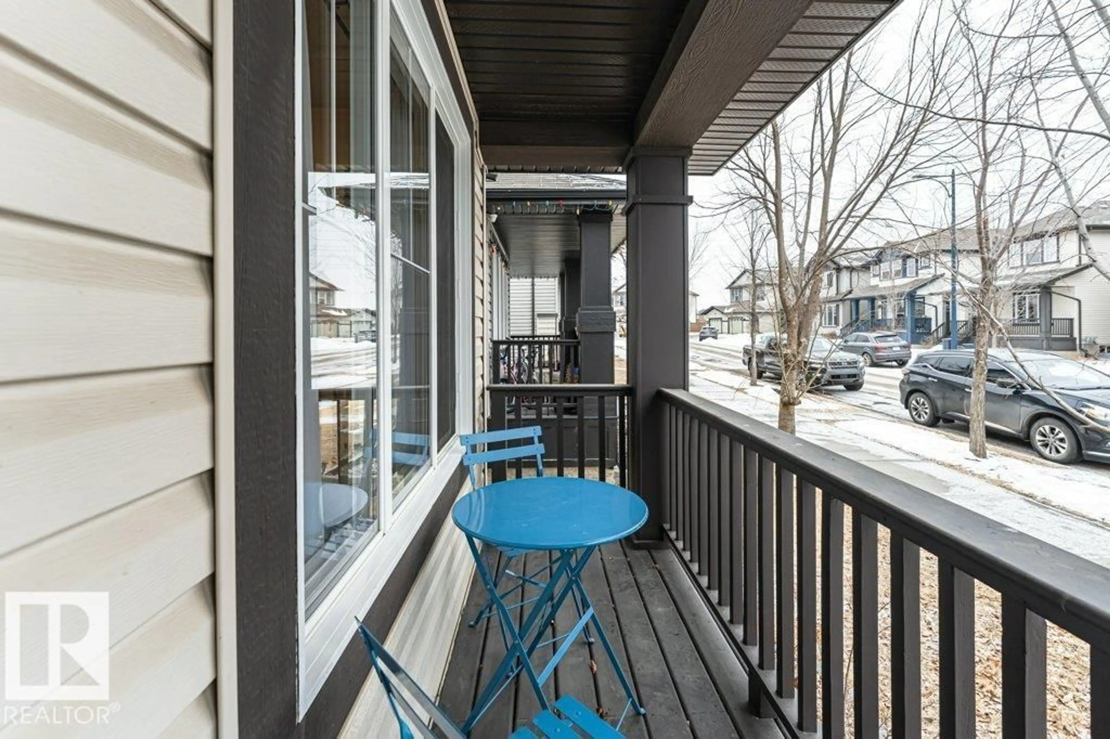 Balcony in the apartment, street for 2828 21 AV, Edmonton Alberta T6T0K2