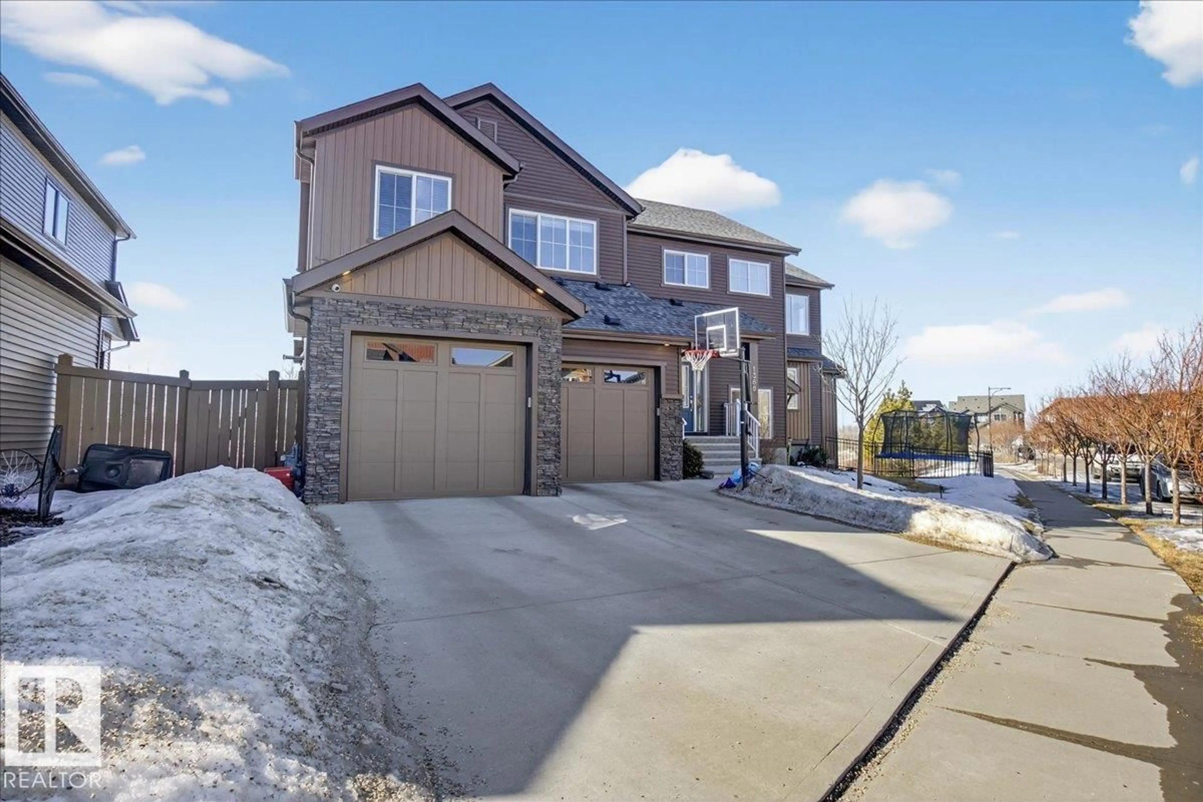 A pic from outside/outdoor area/front of a property/back of a property/a pic from drone, street for 1380 GRAYDON HILL WY, Edmonton Alberta T6W3C9