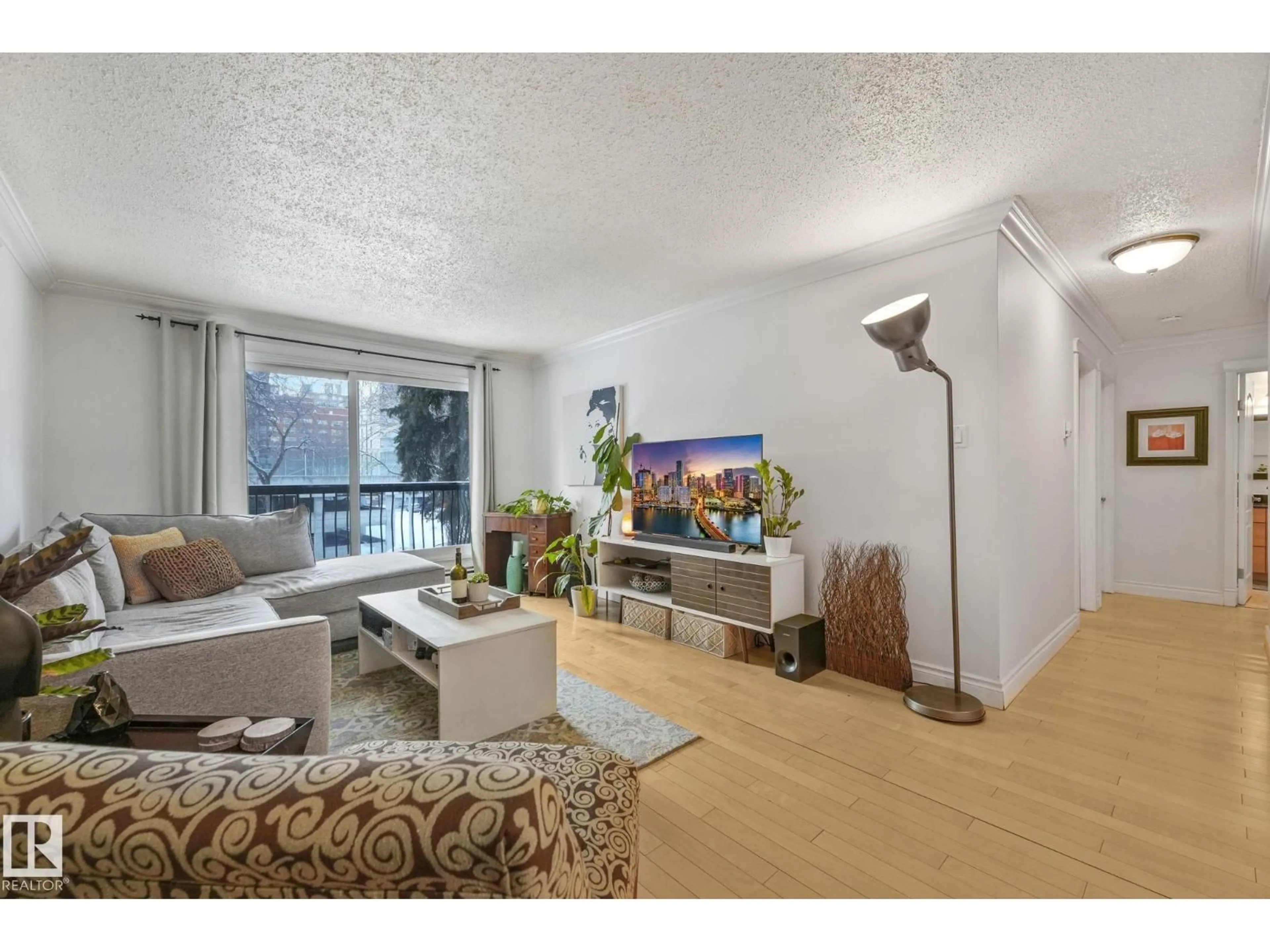 Living room with furniture, unknown for #303 - 10165 113 ST, Edmonton Alberta T5K1P1