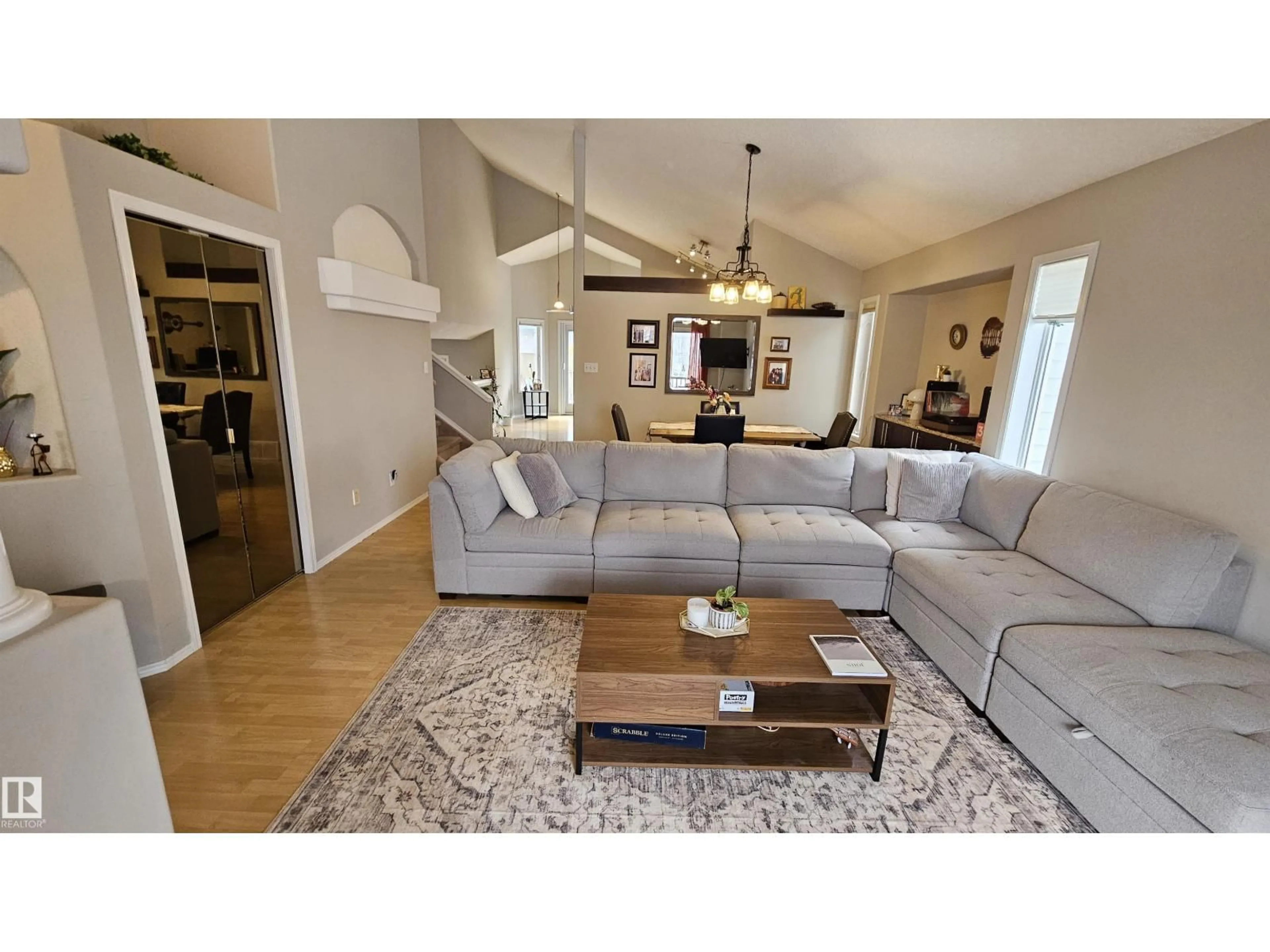 Living room with furniture, unknown for 128 CHANCERY PT, Sherwood Park Alberta T8H1Z4