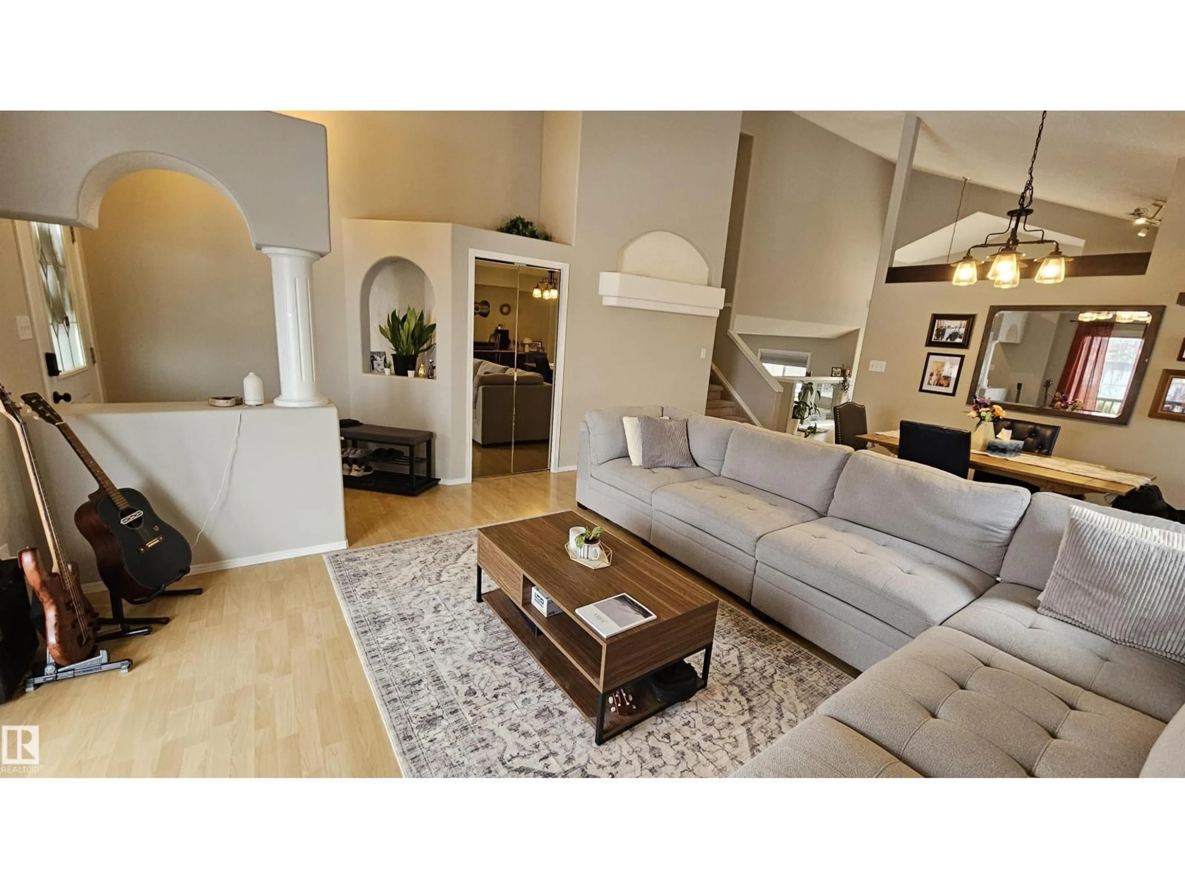 Living room with furniture, unknown for 128 CHANCERY PT, Sherwood Park Alberta T8H1Z4