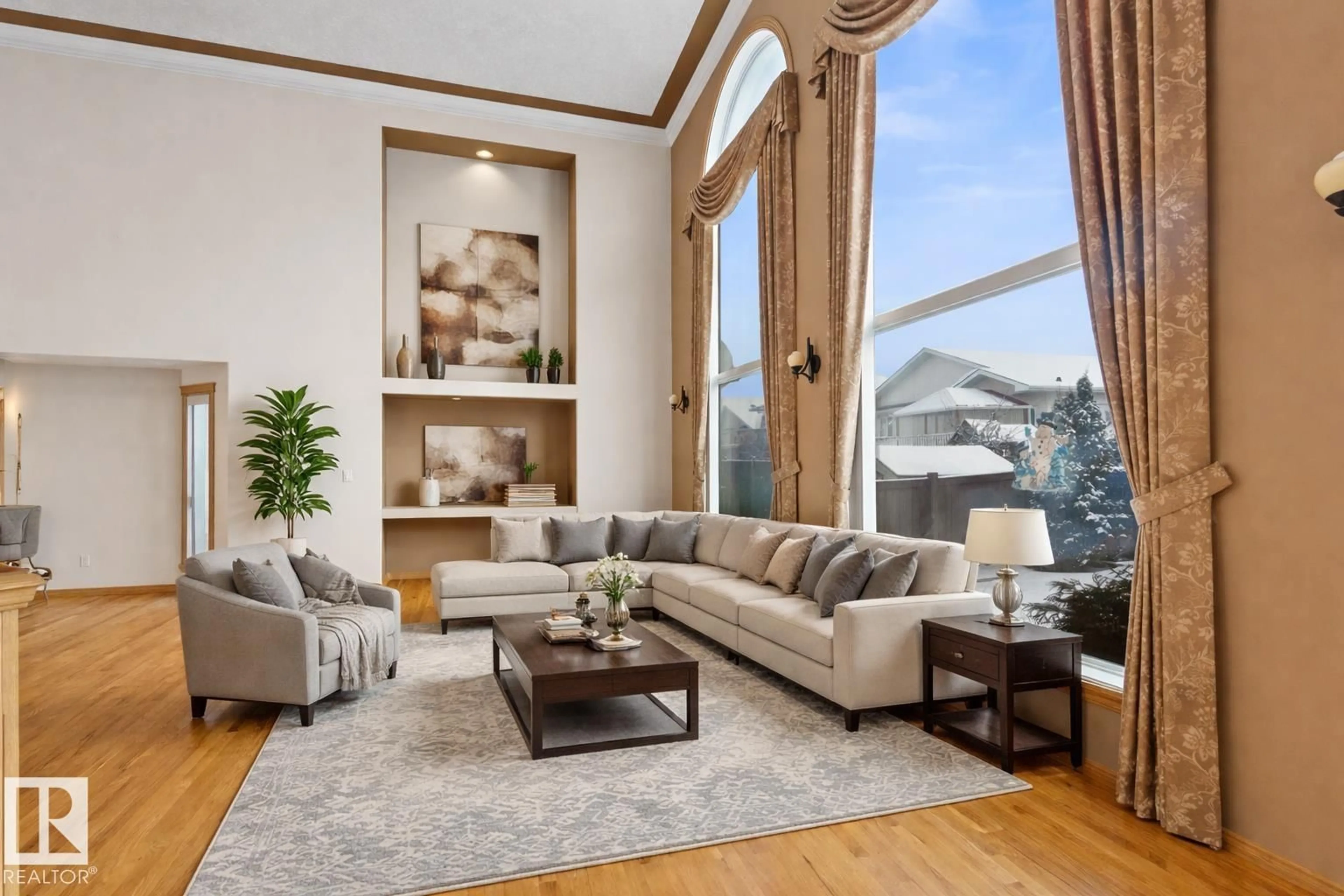 Living room with furniture, unknown for 15907 91 ST, Edmonton Alberta T5Z0A8