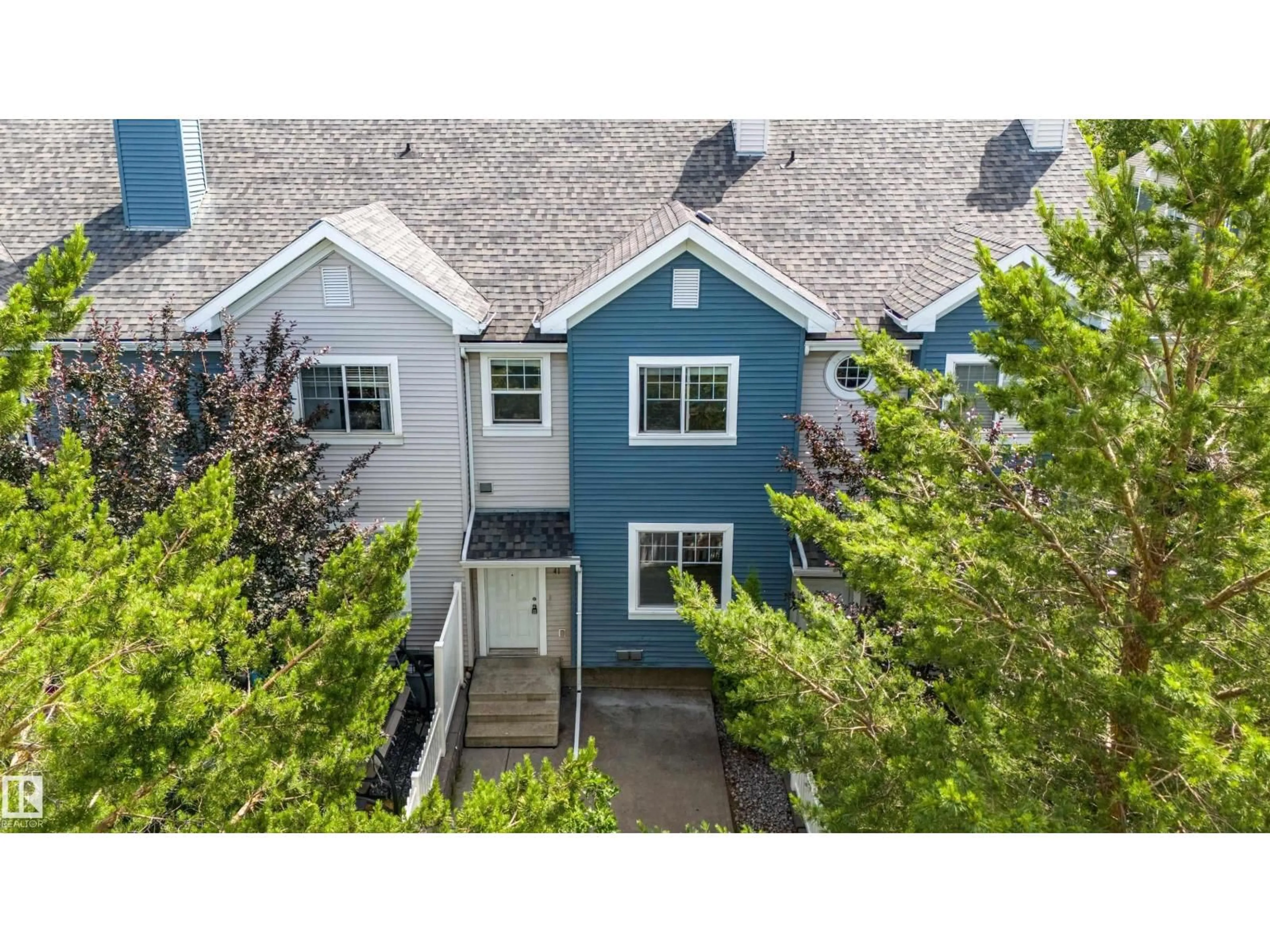 A pic from outside/outdoor area/front of a property/back of a property/a pic from drone, street for #41 - 8304 11 AV, Edmonton Alberta T6X1J8