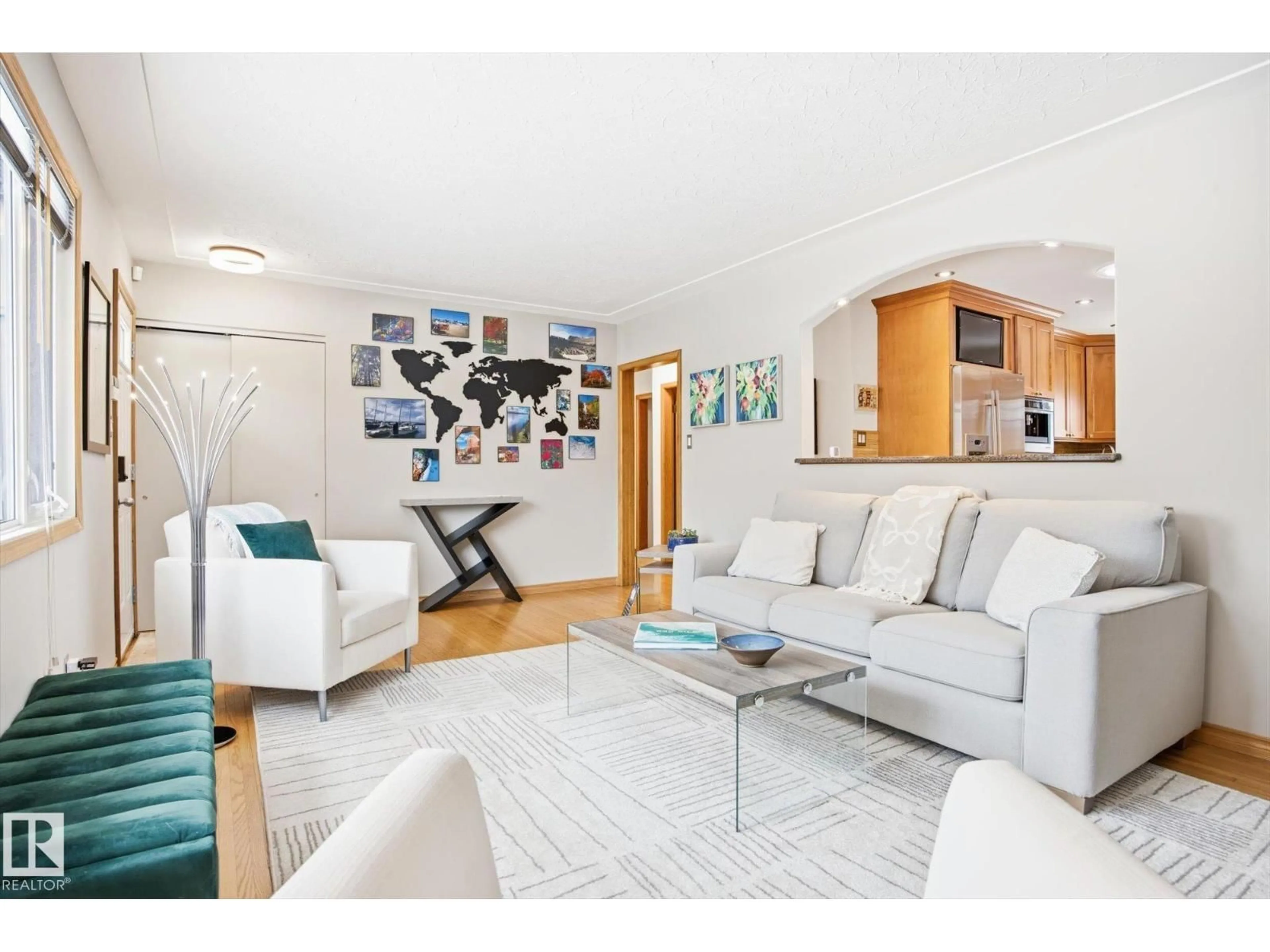 Living room with furniture, unknown for 10222 73 ST, Edmonton Alberta T6A2X1