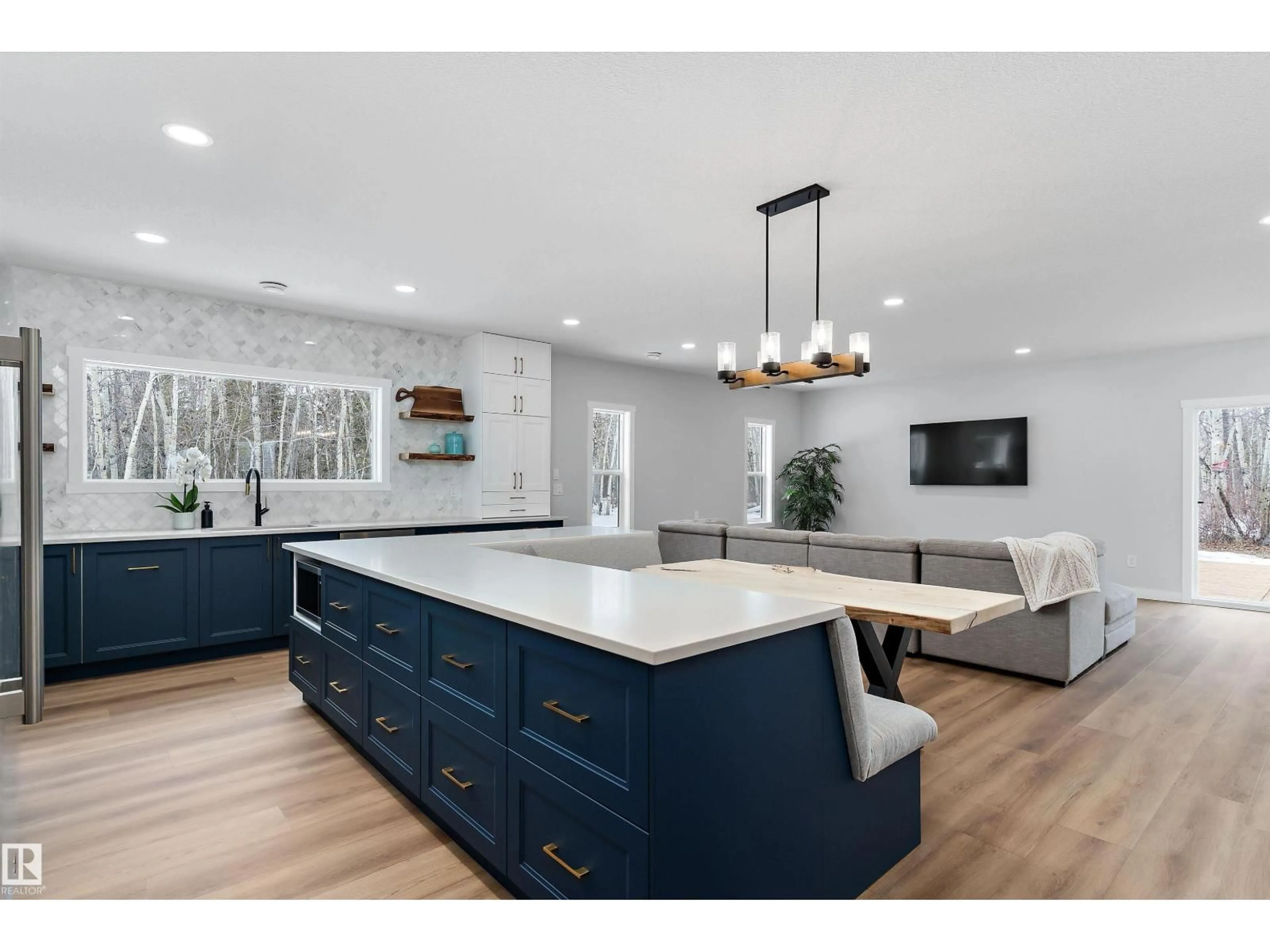 Open concept kitchen, unknown for 146 - 54150 RGE ROAD 224, Rural Strathcona County Alberta T8L3Y5