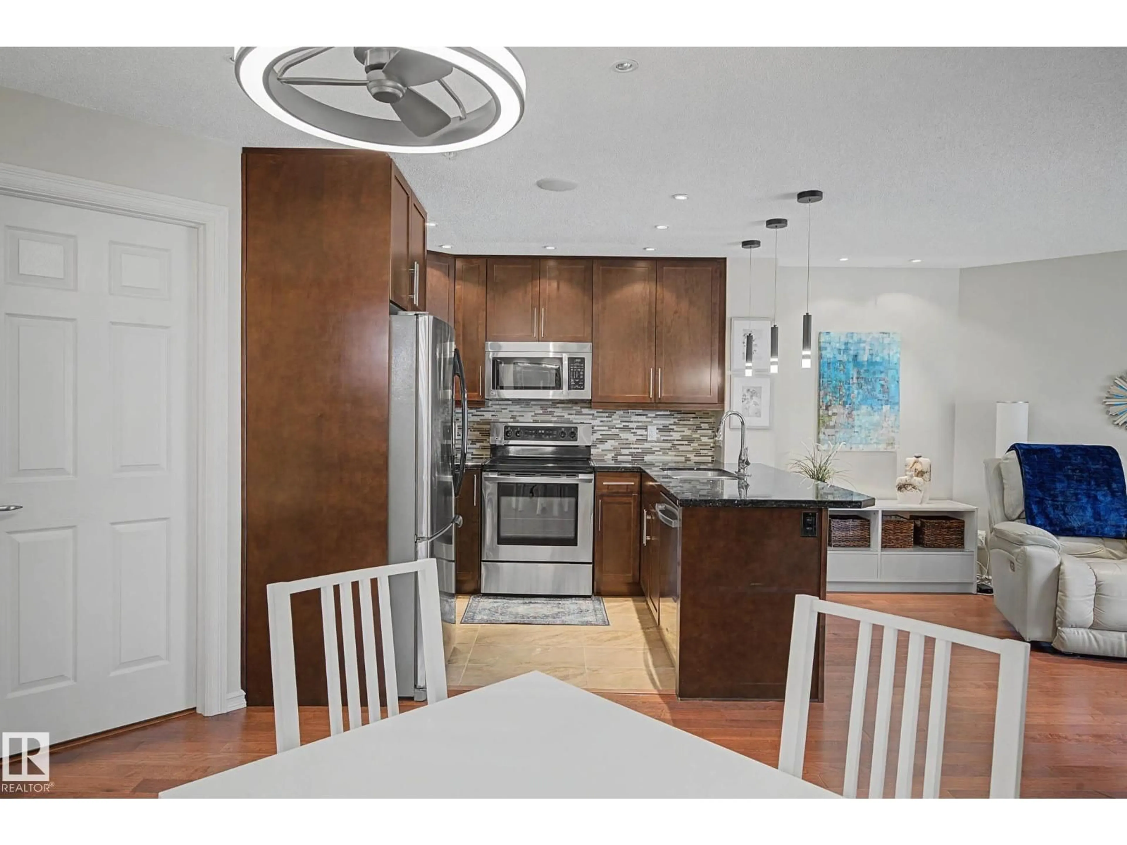 Open concept kitchen, unknown for 210 - 2204 44 AV, Edmonton Alberta T6T0G5