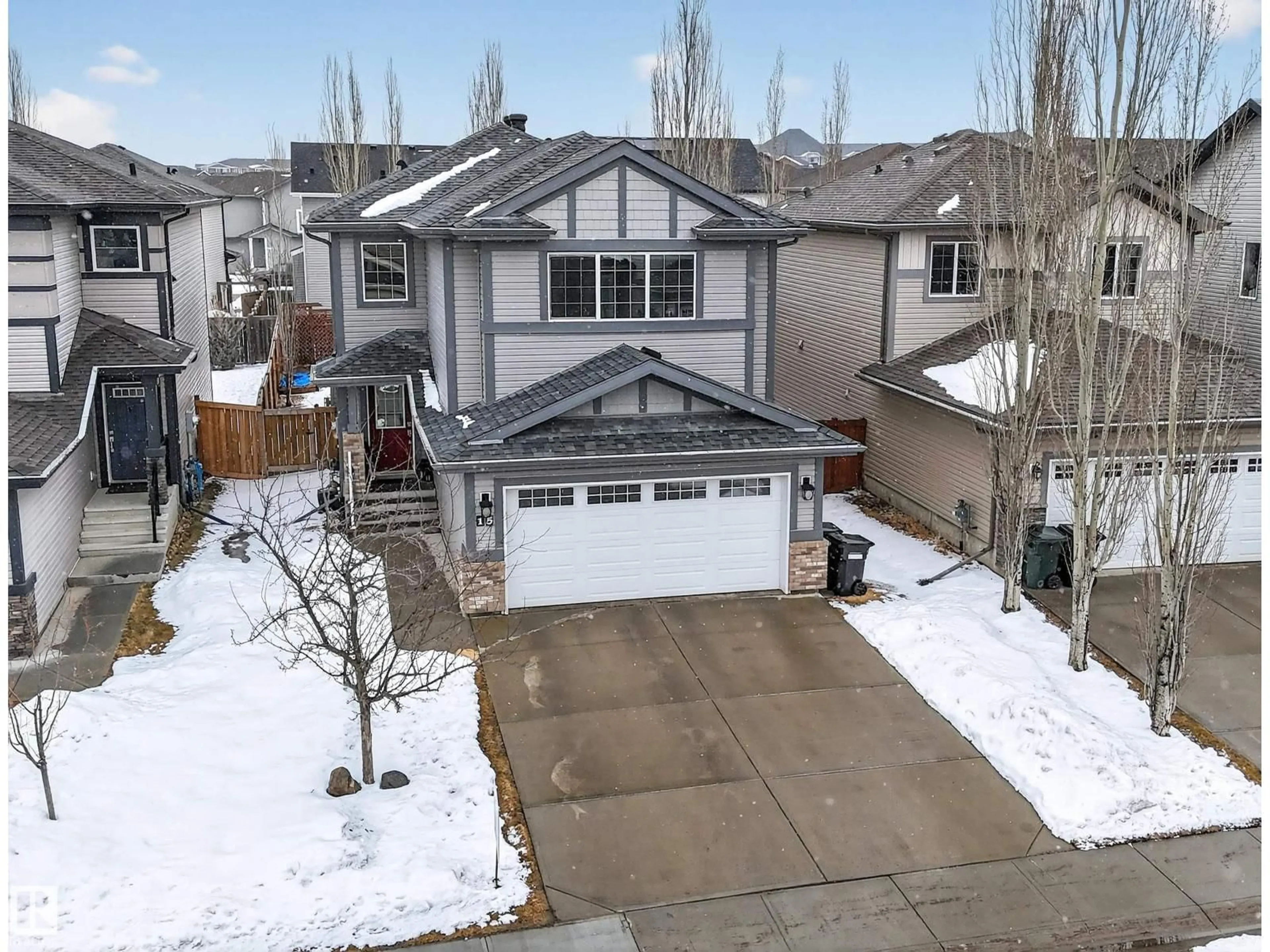 A pic from outside/outdoor area/front of a property/back of a property/a pic from drone, street for 15 SPRING LI, Spruce Grove Alberta T7X0L6