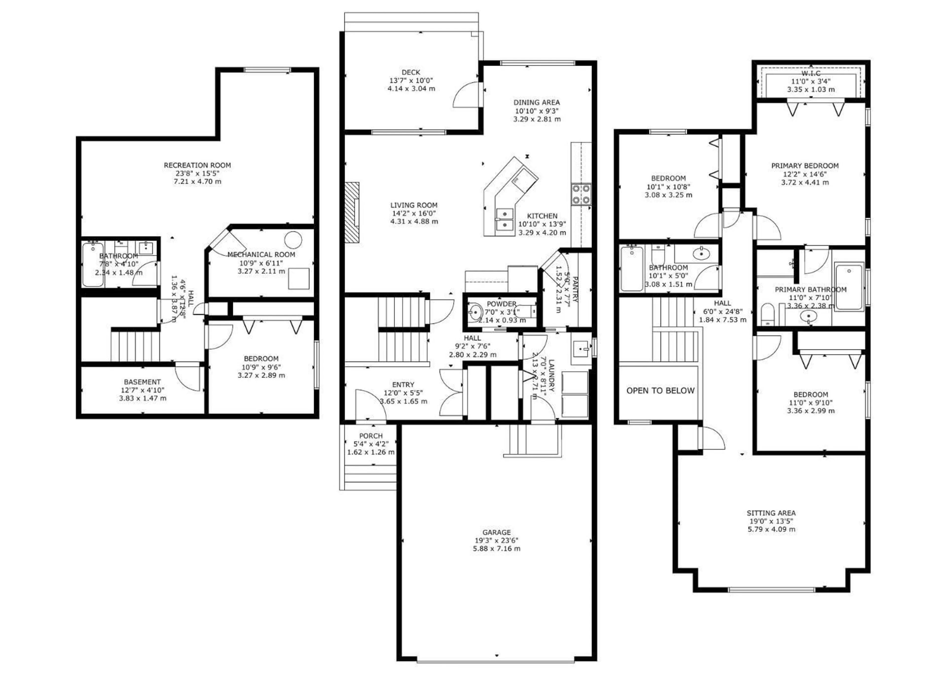 Floor plan for 15 SPRING LI, Spruce Grove Alberta T7X0L6