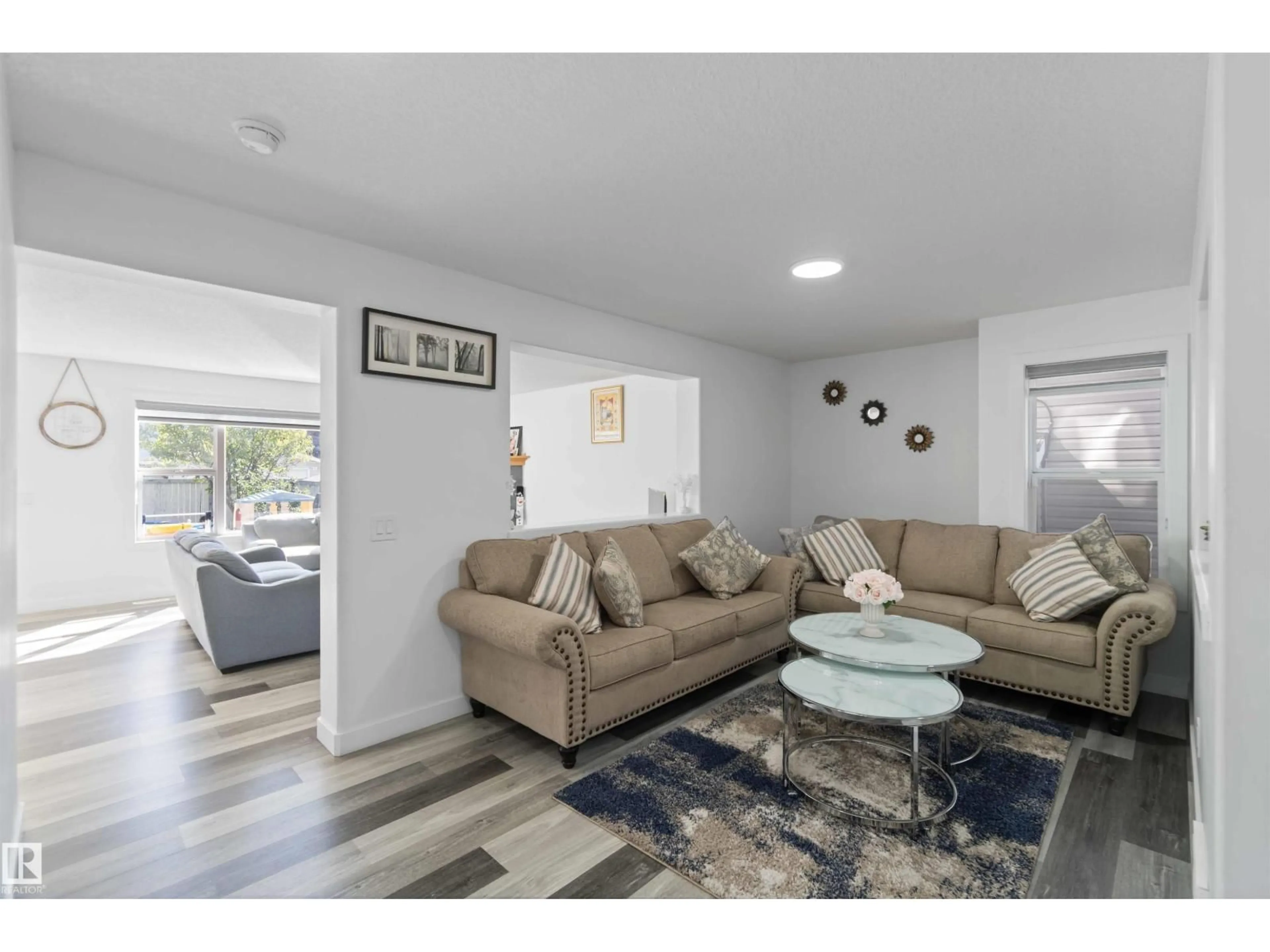 Living room with furniture, unknown for SW - 1017 82 ST, Edmonton Alberta T6X1E4