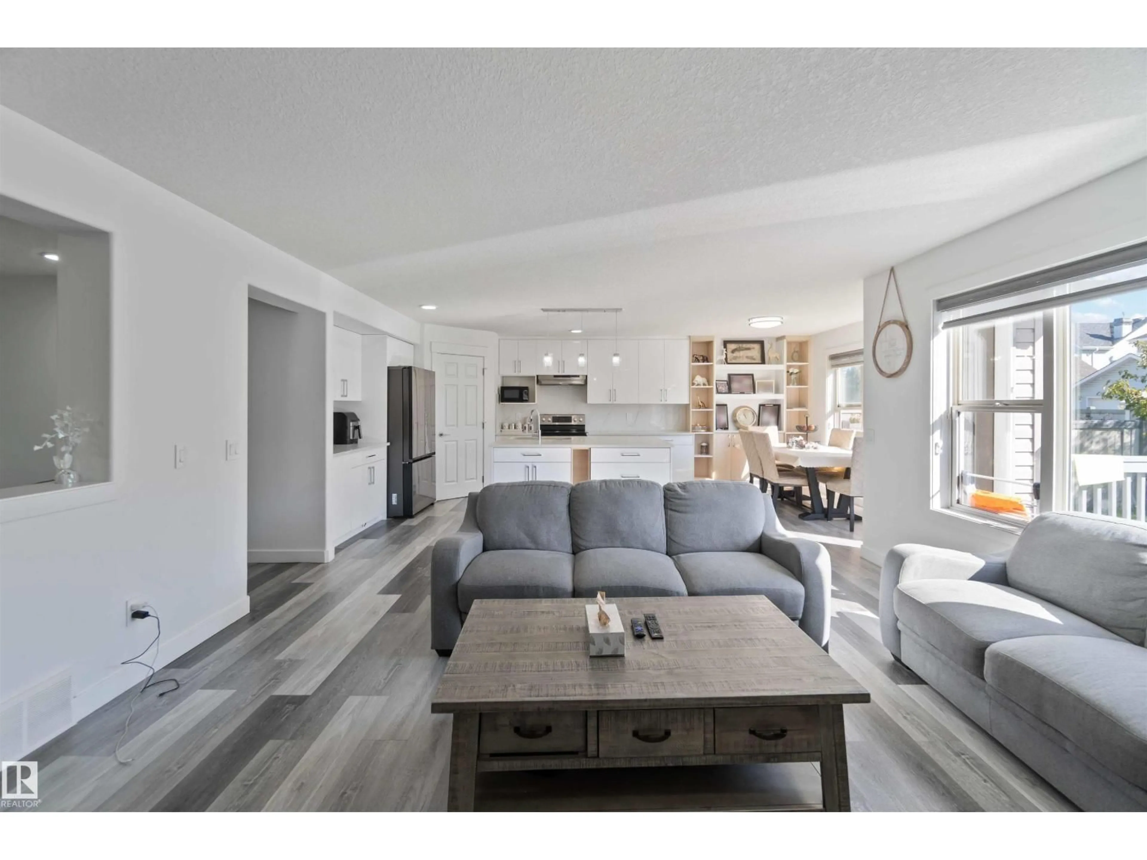 Living room with furniture, unknown for SW - 1017 82 ST, Edmonton Alberta T6X1E4