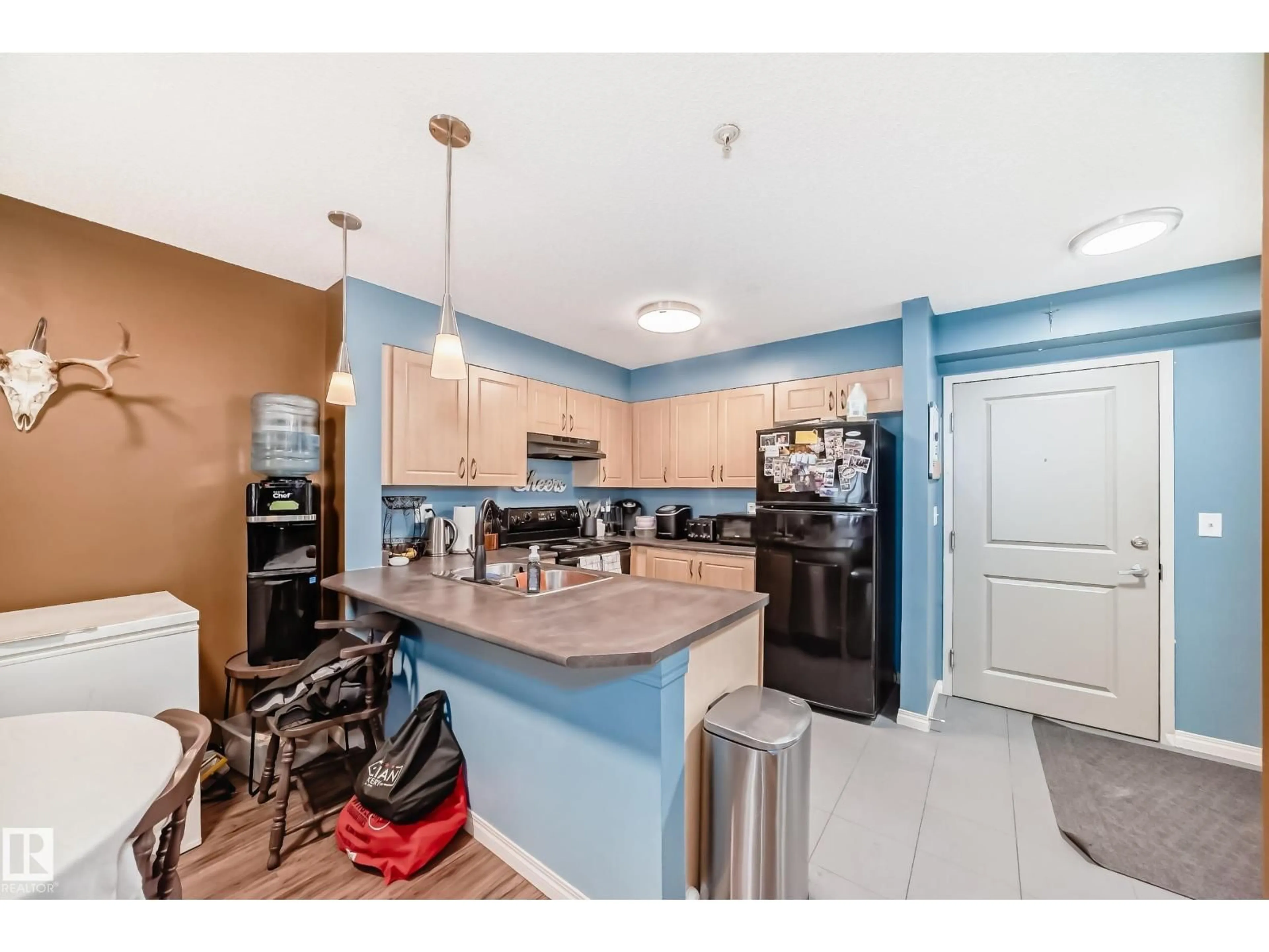 Open concept kitchen, ceramic/tile floor for #104 - 11449 ELLERSLIE RD, Edmonton Alberta T6W1T2