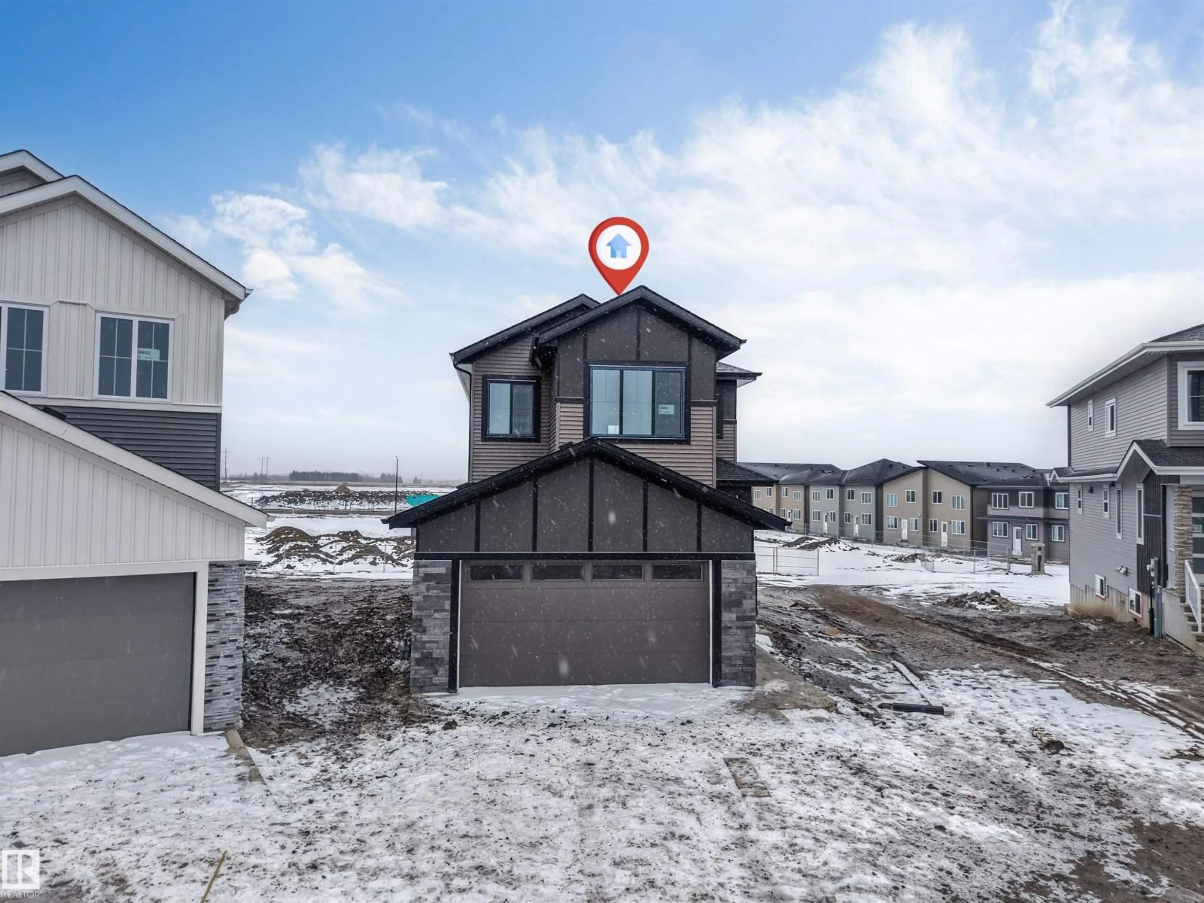 A pic from outside/outdoor area/front of a property/back of a property/a pic from drone, unknown for 4404 35 ST, Beaumont Alberta T4X3H3