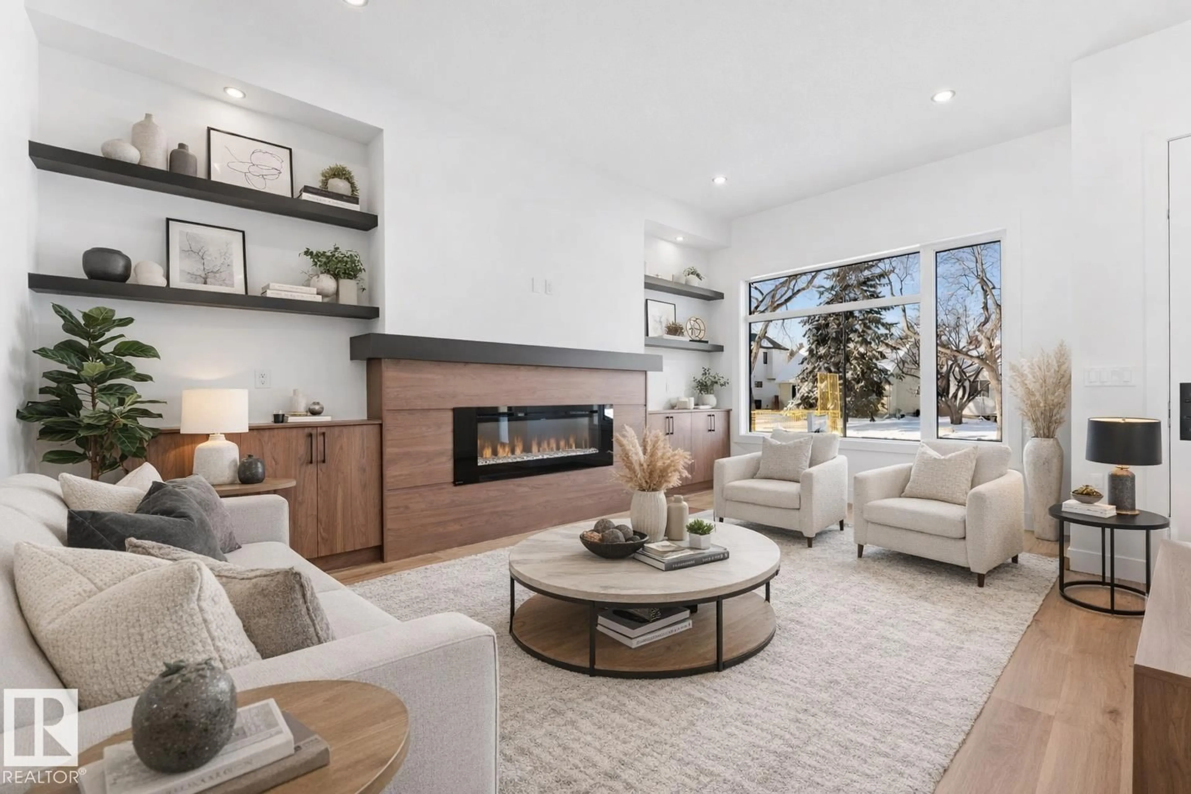 Living room with furniture, unknown for NW - 11021 132 STREET, Edmonton Alberta T8N7K9