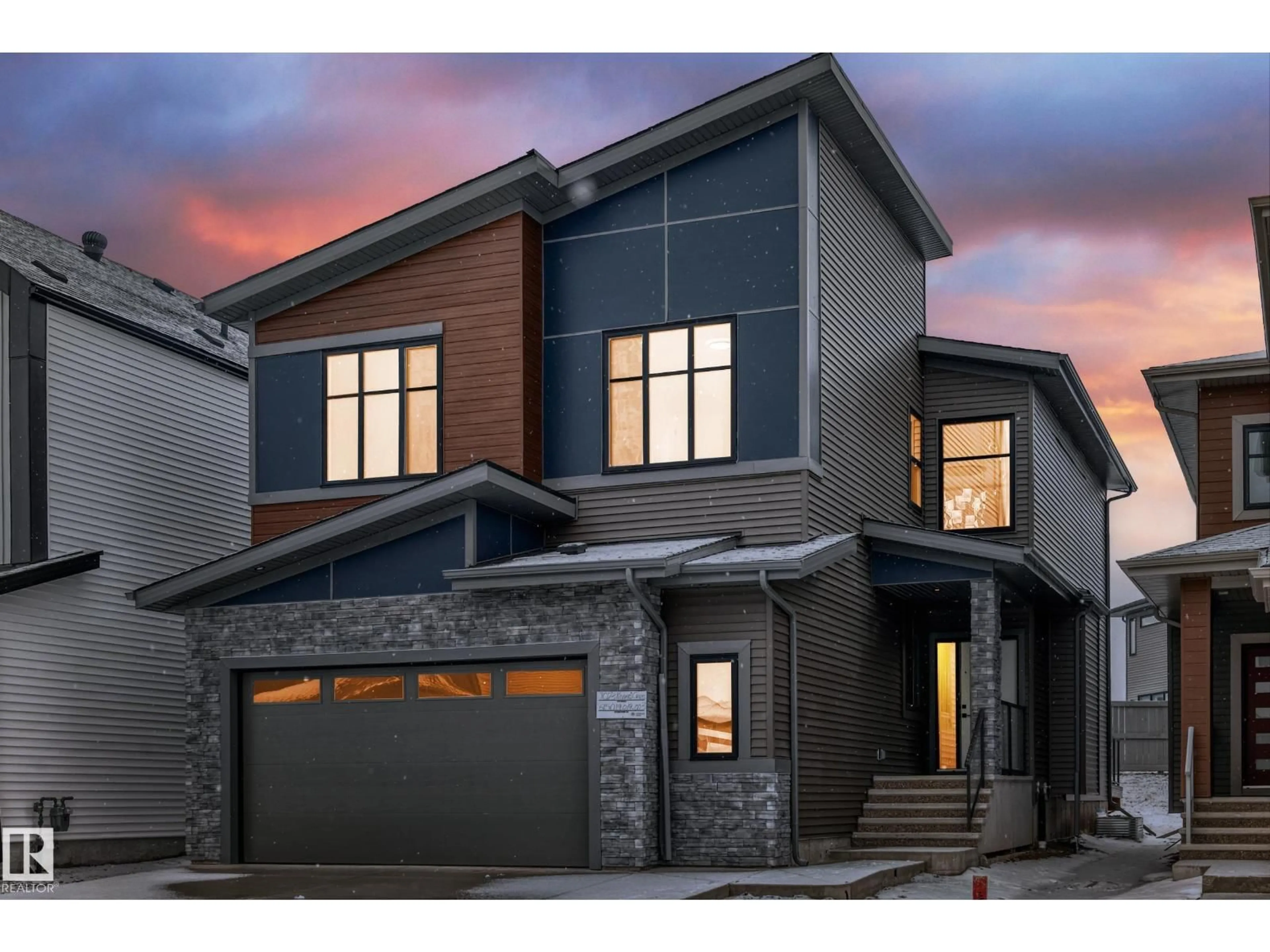 Home with brick exterior material, street for SW - 7023 KIVIAQ CR, Edmonton Alberta T6W5R2