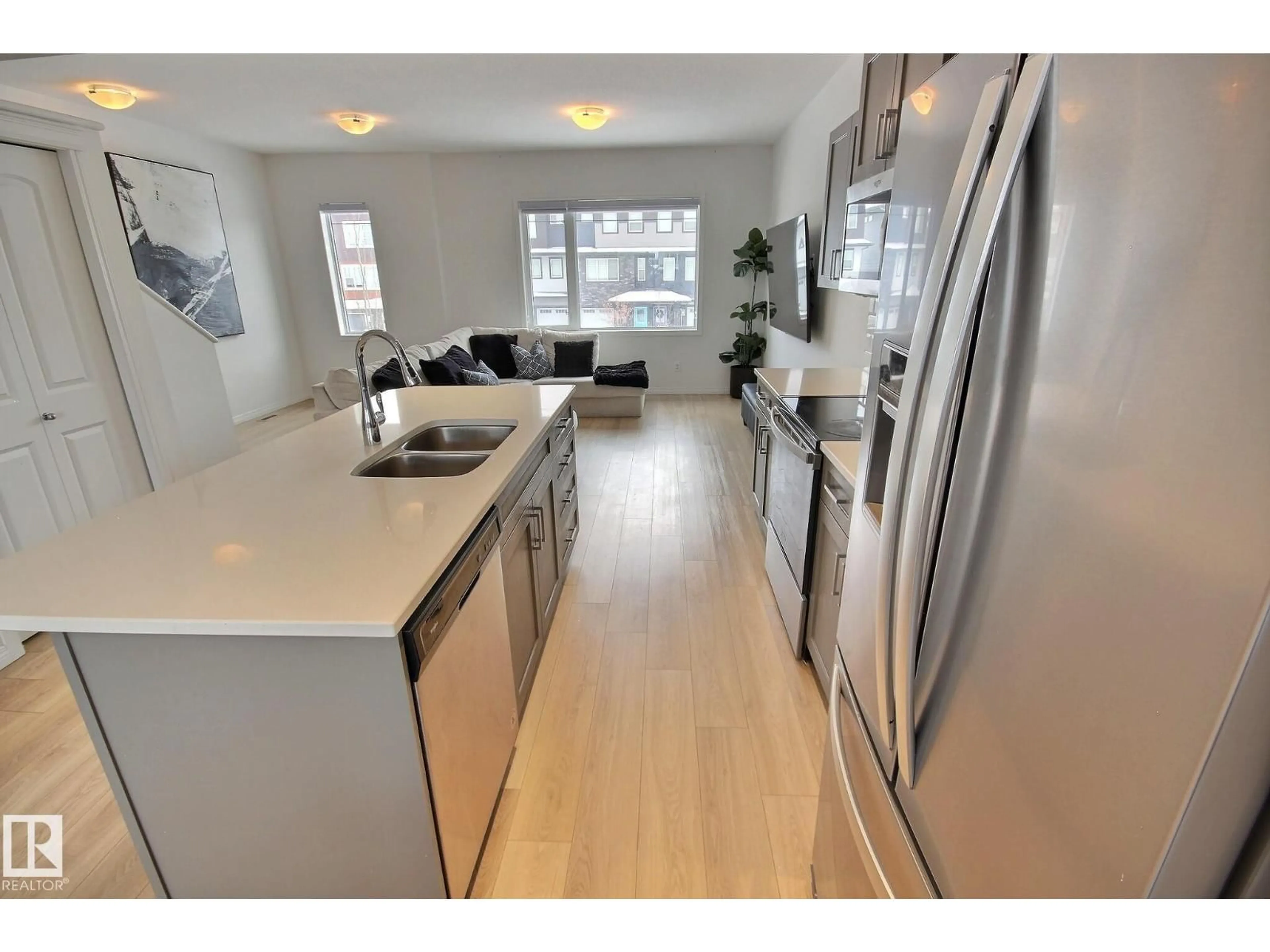 Open concept kitchen, unknown for SW - 1512 157 ST, Edmonton Alberta T6W4J8