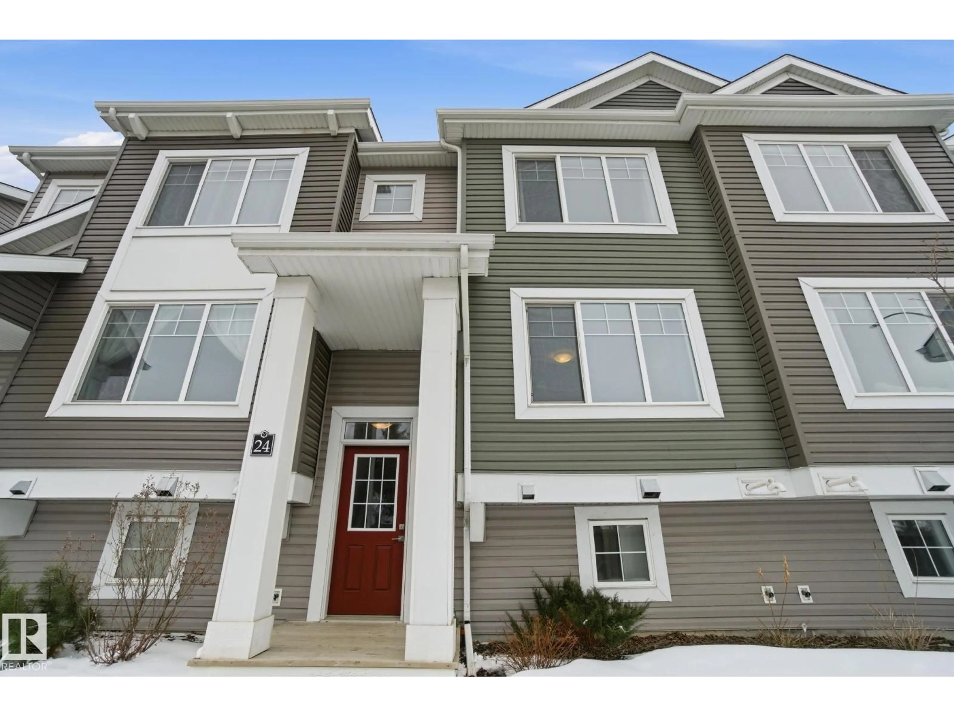 Home with vinyl exterior material, street for 24 - 1391 STARLING DR, Edmonton Alberta T5S0L3