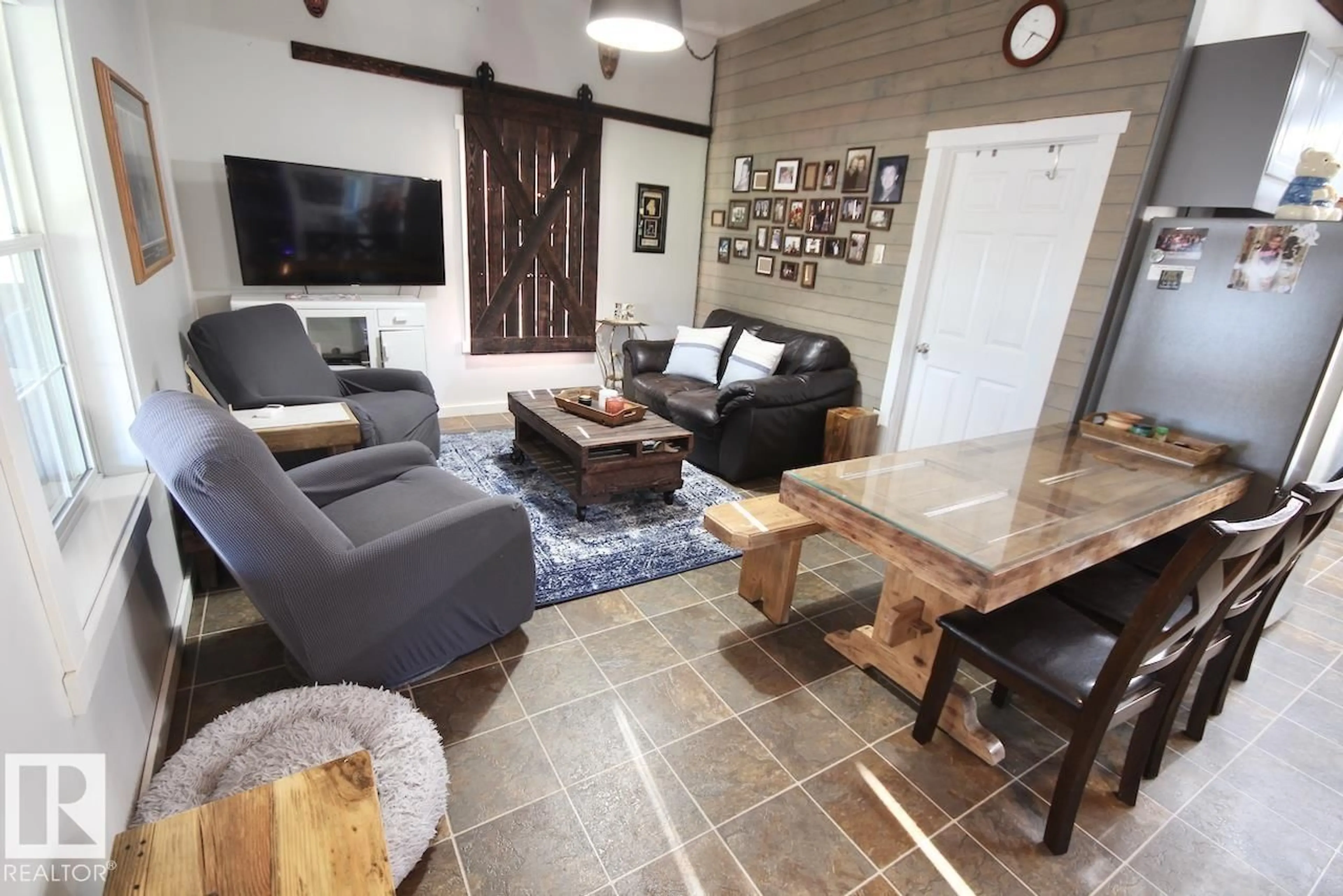 Living room with furniture, unknown for 643033 HWY 63, Rural Athabasca County Alberta T0A0M0