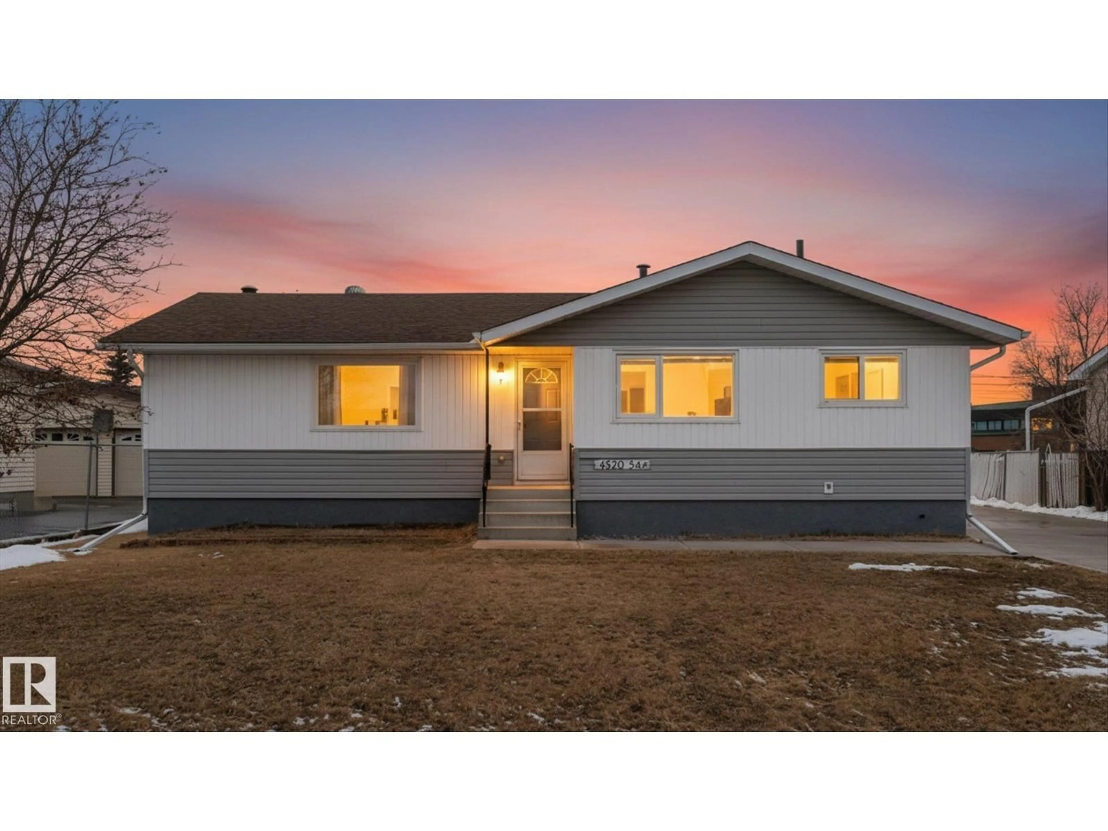 Home with vinyl exterior material, street for 4520 54 AV, Leduc Alberta T9E5W1