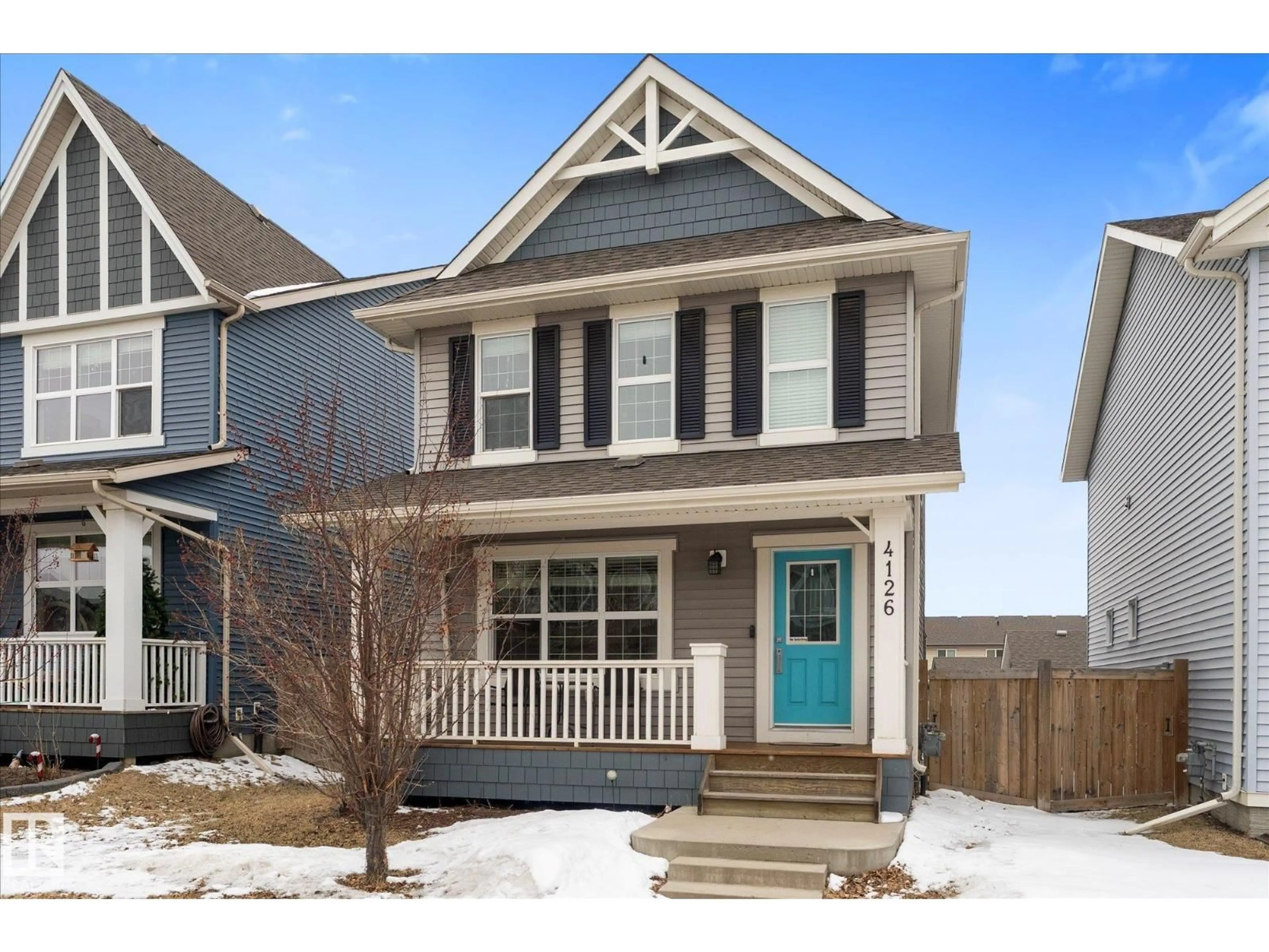 Home with vinyl exterior material, street for 4126 6A ST, Edmonton Alberta T6T0T6