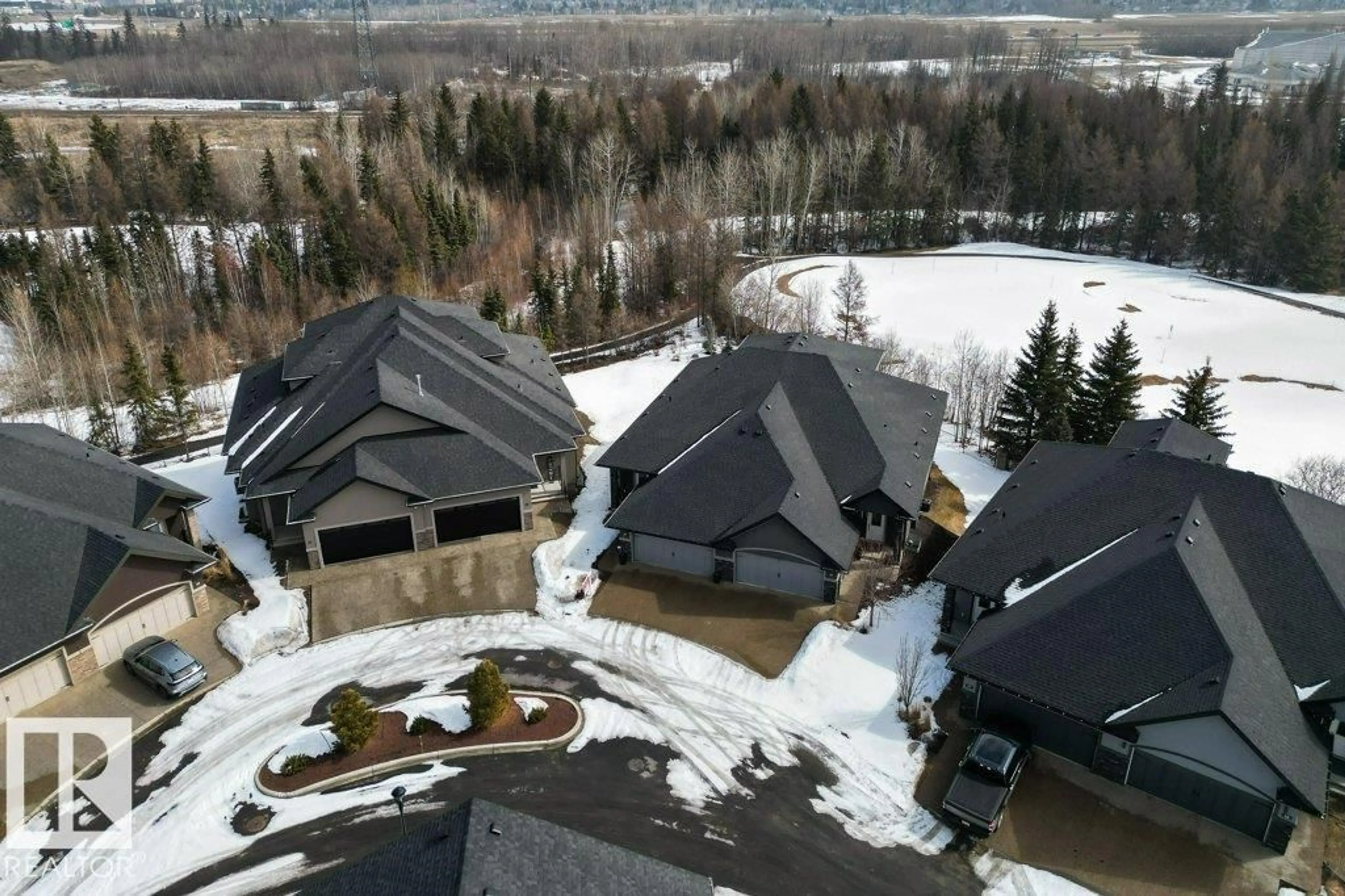 A pic from outside/outdoor area/front of a property/back of a property/a pic from drone, unknown for #19 - 20425 93 AV, Edmonton Alberta T5T7C7