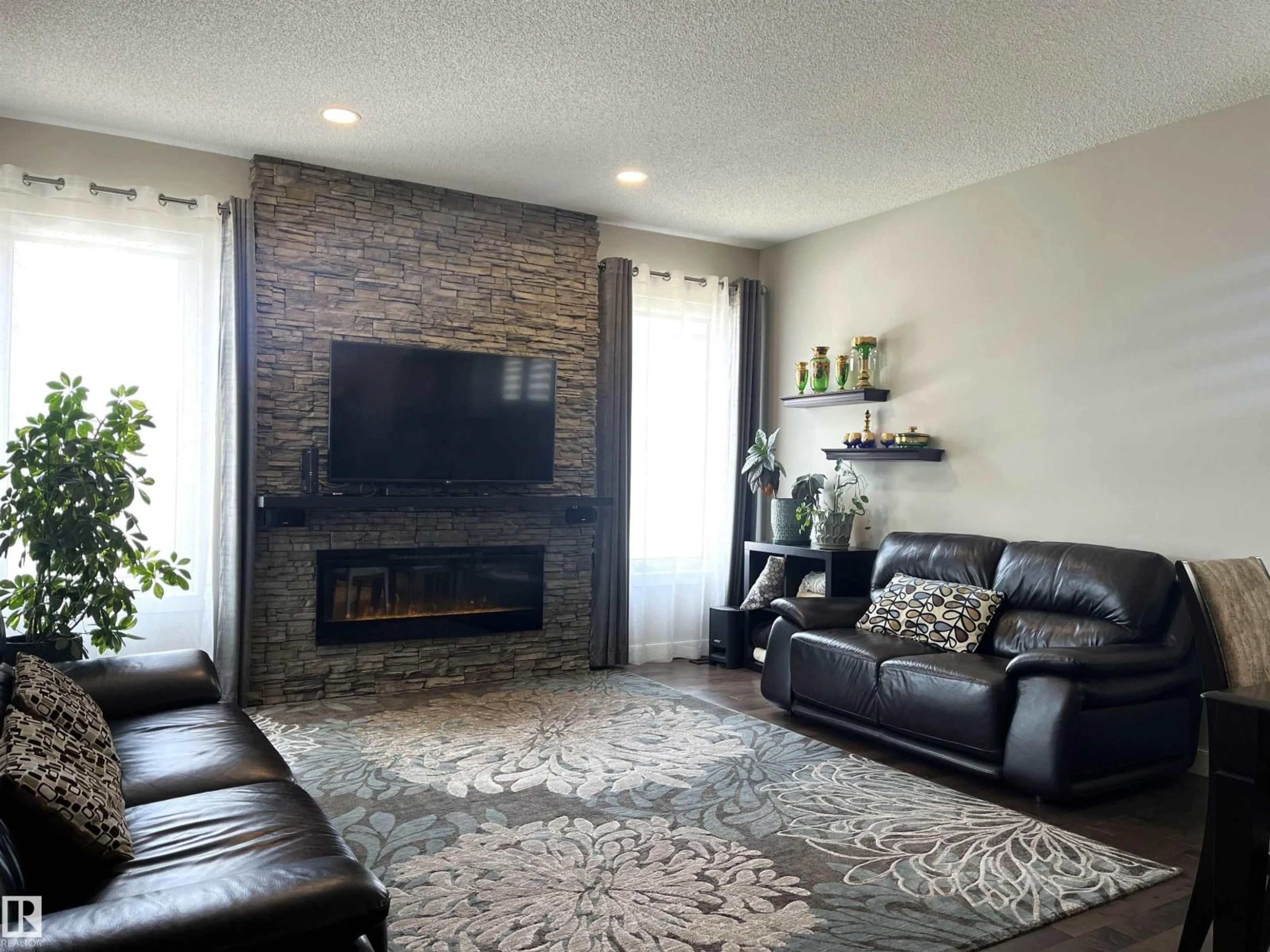 Living room with furniture, unknown for 8504 216 ST, Edmonton Alberta T5T4W2