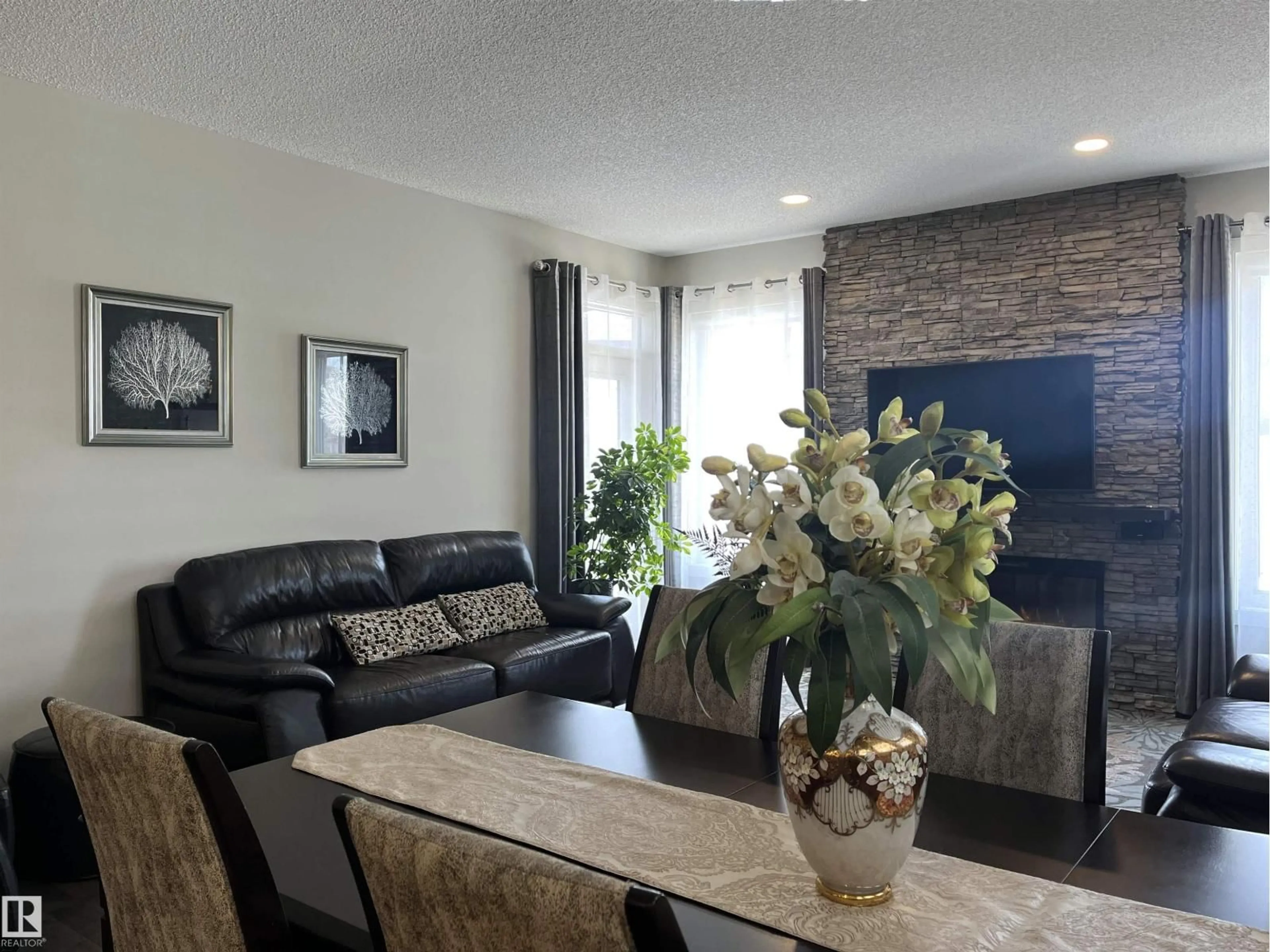 Living room with furniture, unknown for 8504 216 ST, Edmonton Alberta T5T4W2