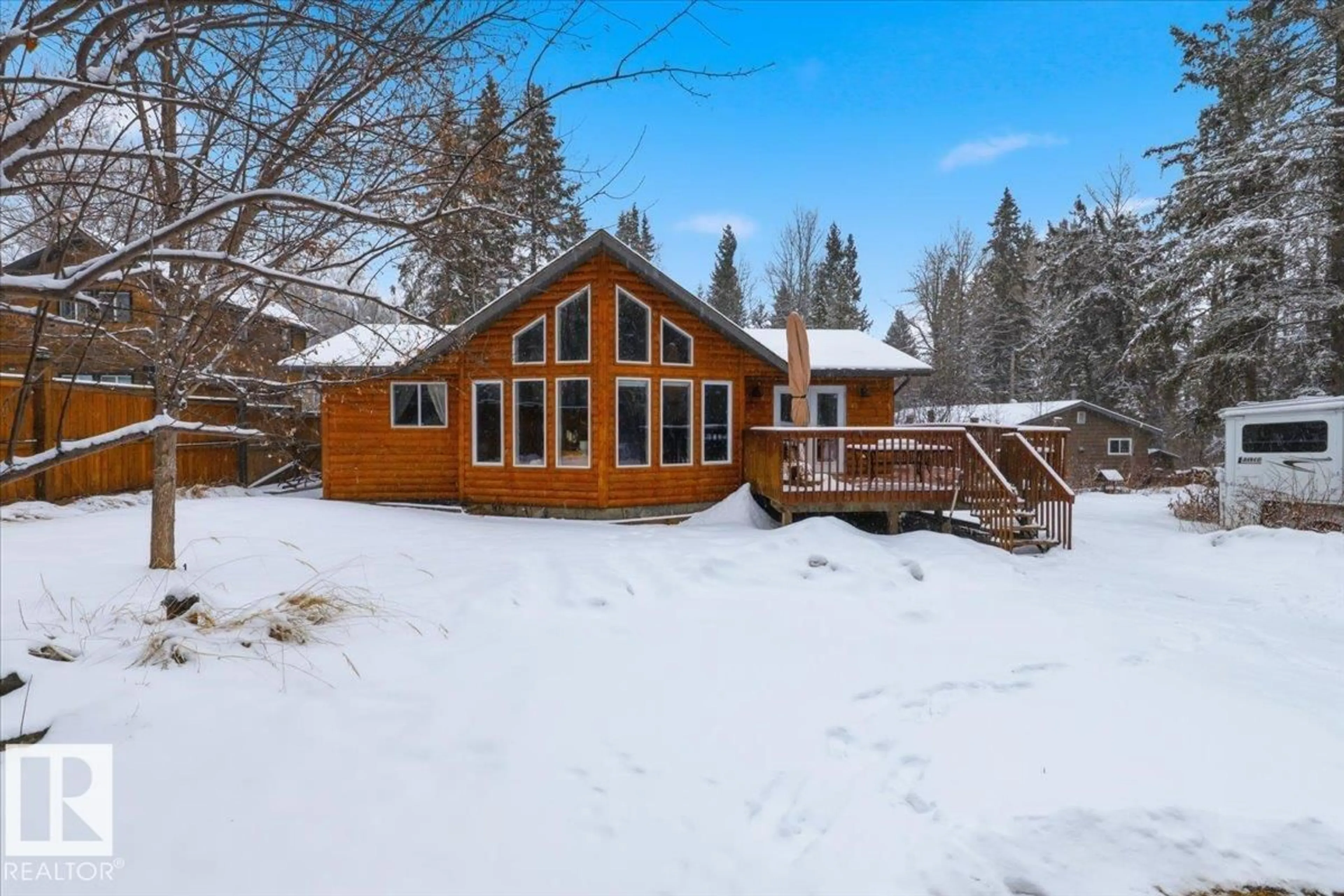 A pic from outside/outdoor area/front of a property/back of a property/a pic from drone, water/lake/river/ocean view for 2090 2001 TWP RD, Rural Leduc County Alberta T0C2P0