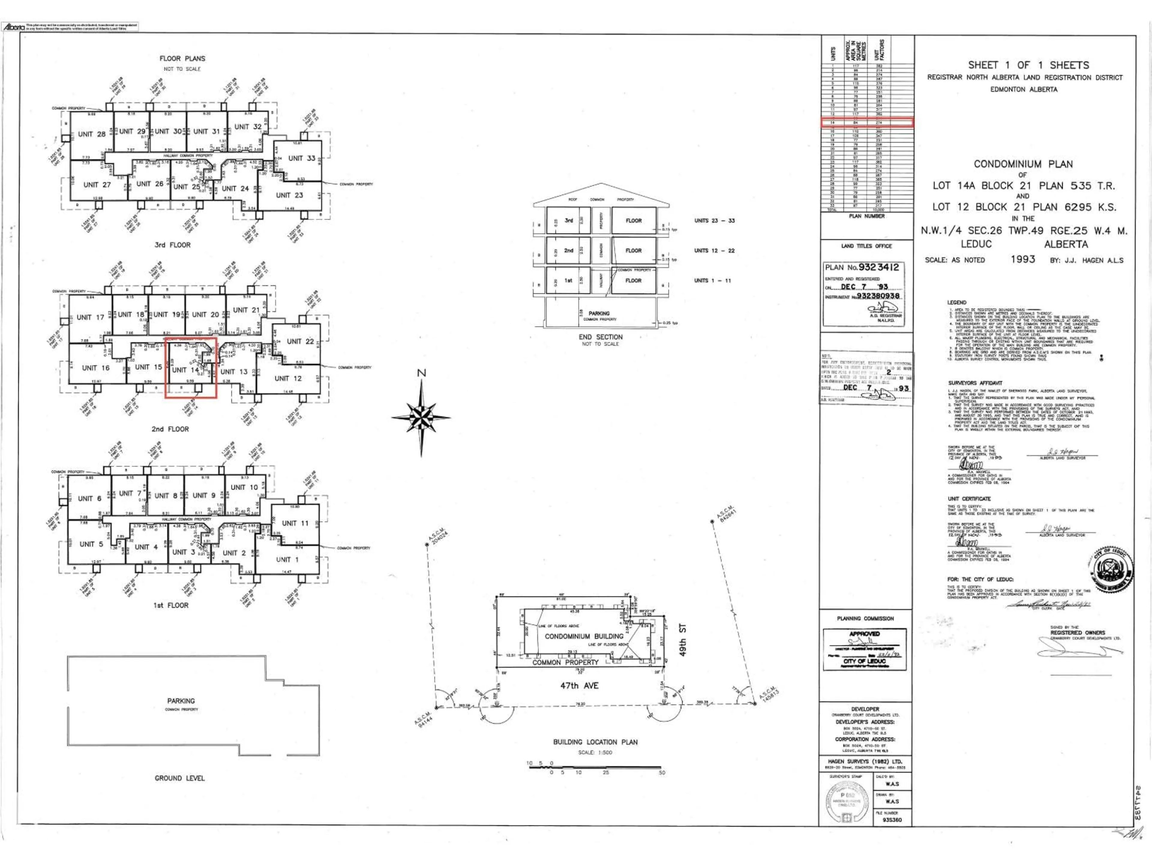 Floor plan for 201 - 4906 47 AV, Leduc Alberta T9E6R7
