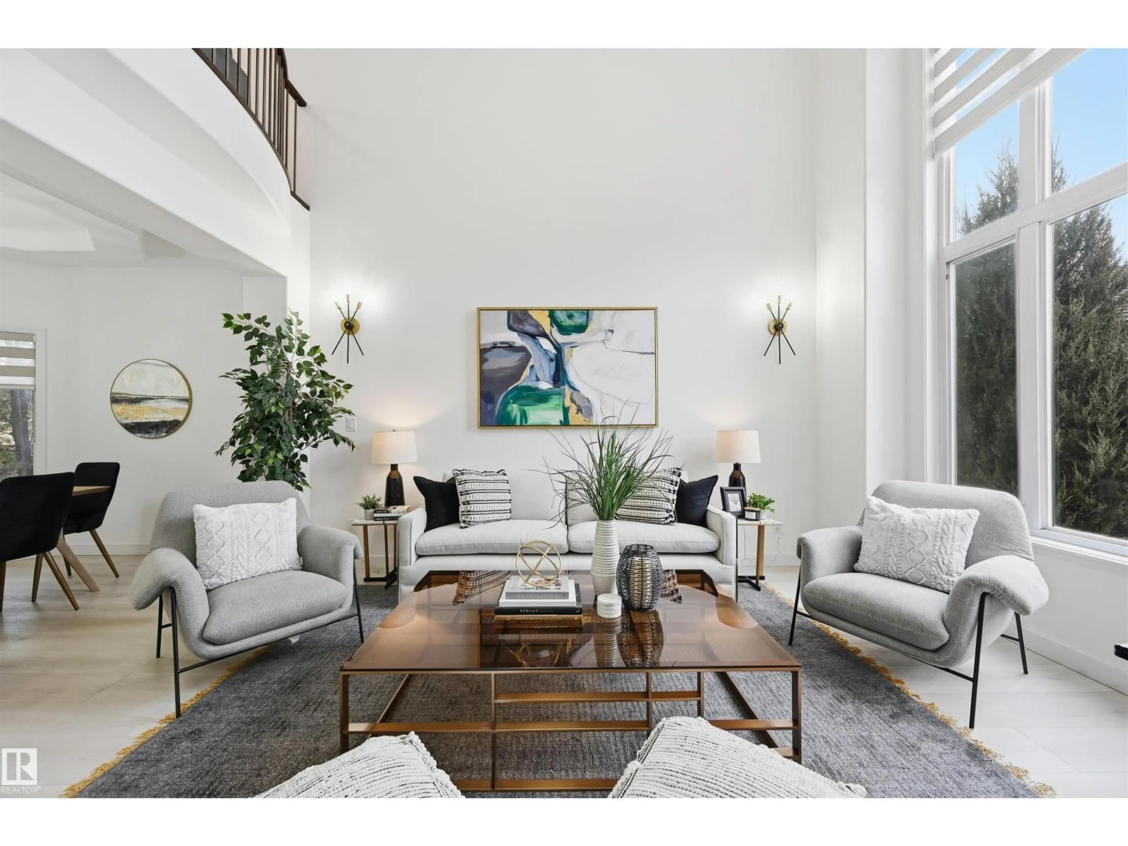 Living room with furniture, unknown for 926 THOMPSON PL, Edmonton Alberta T6R3K4